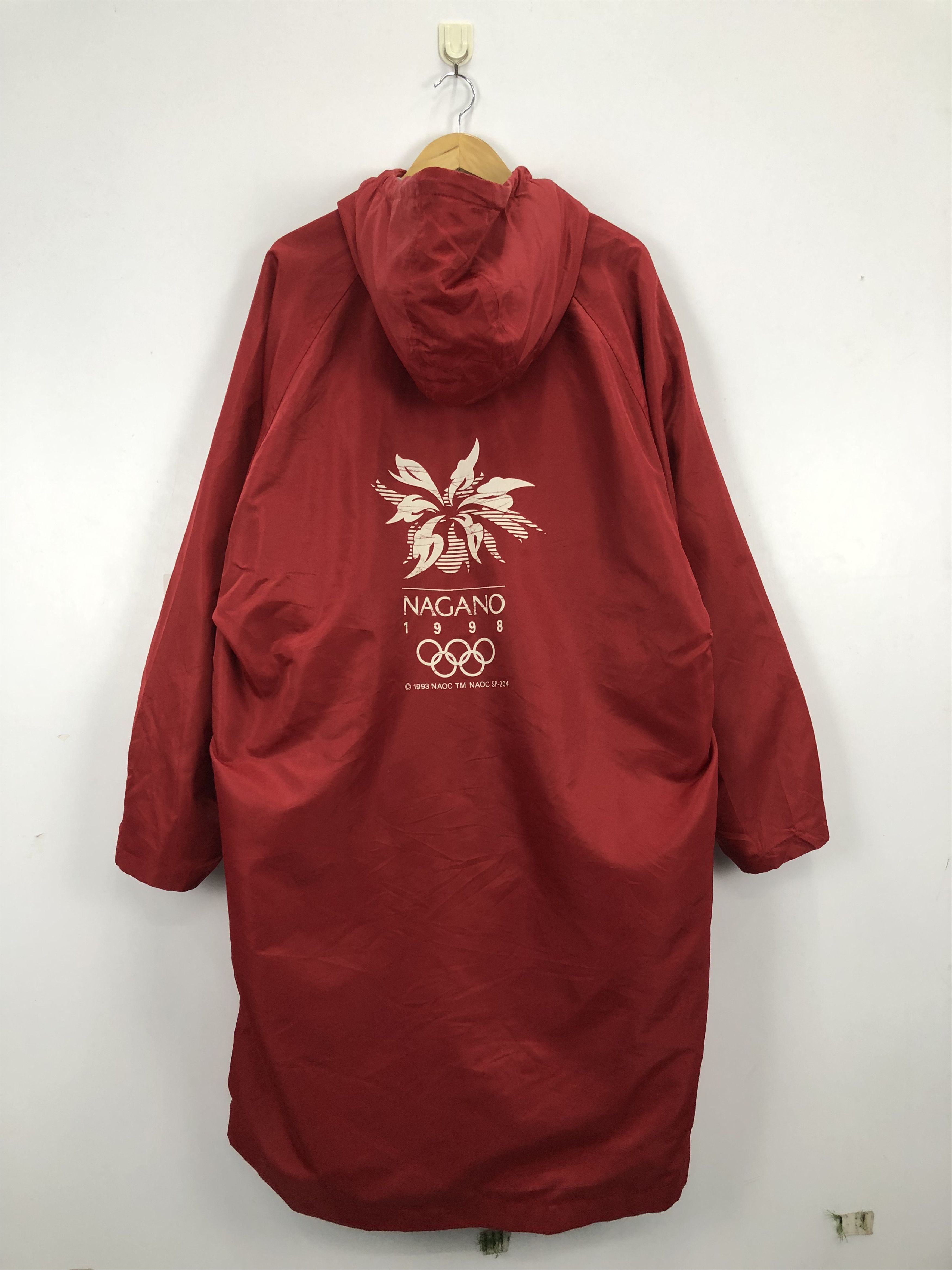 Vintage Vintage Nagano Hoodie Red Jacket Size US M / EU 48-50 / 2 - 8 Thumbnail