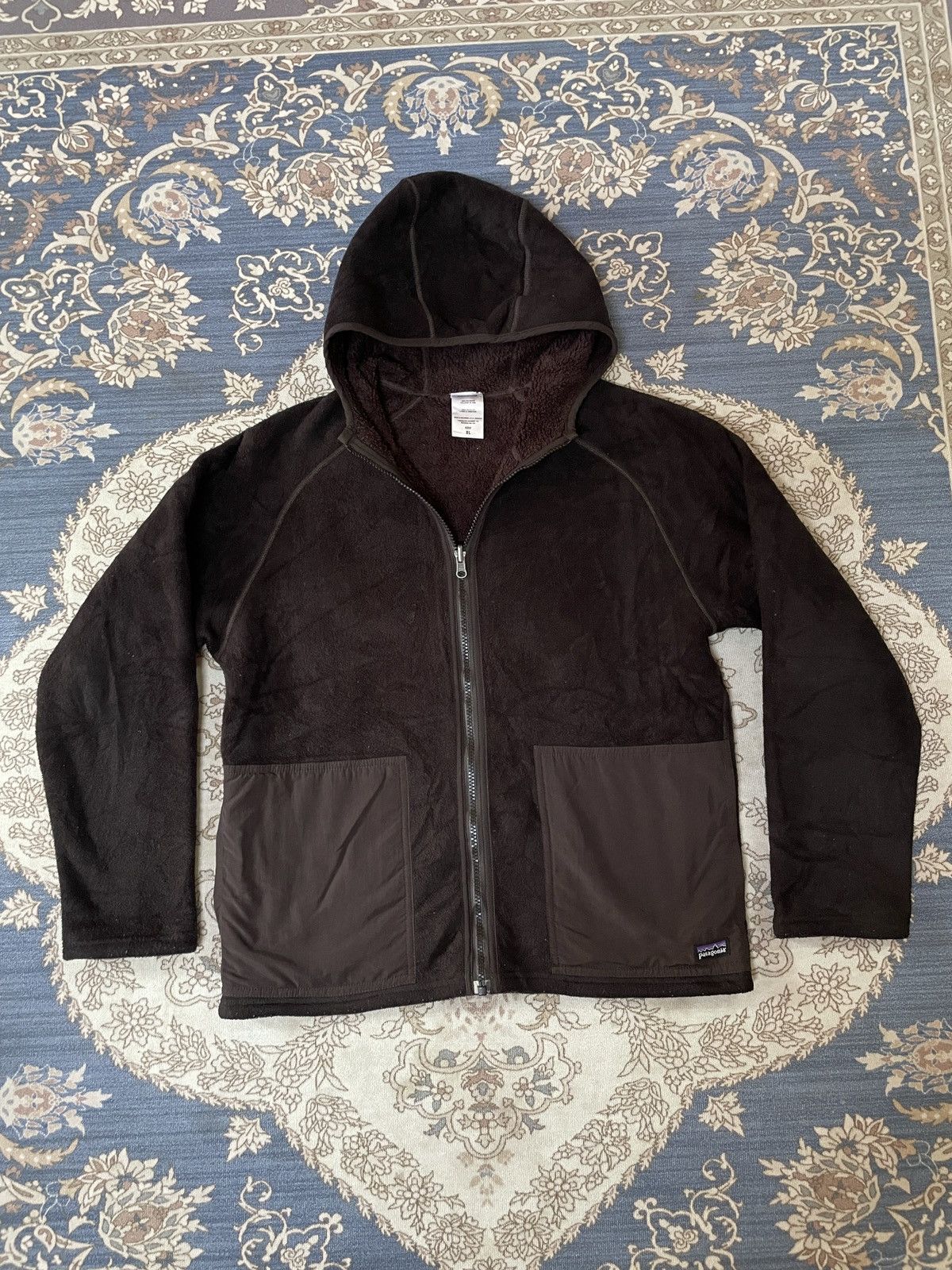 Patagonia × Vintage Y2K Patagonia Blocktech Fleece Jacket super black Kid’s XL Size US XL / EU 56 / 4 - 2 Thumbnail