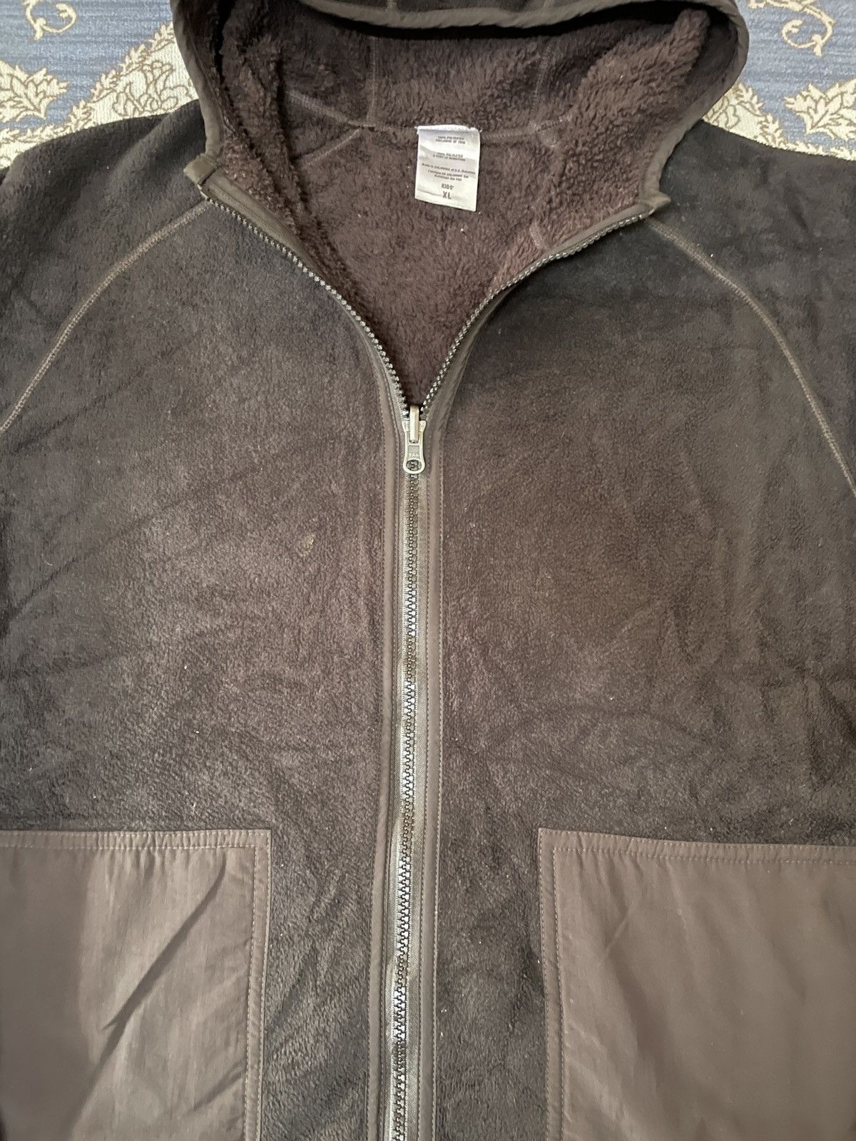 Patagonia × Vintage Y2K Patagonia Blocktech Fleece Jacket super black Kid’s XL Size US XL / EU 56 / 4 - 4 Thumbnail