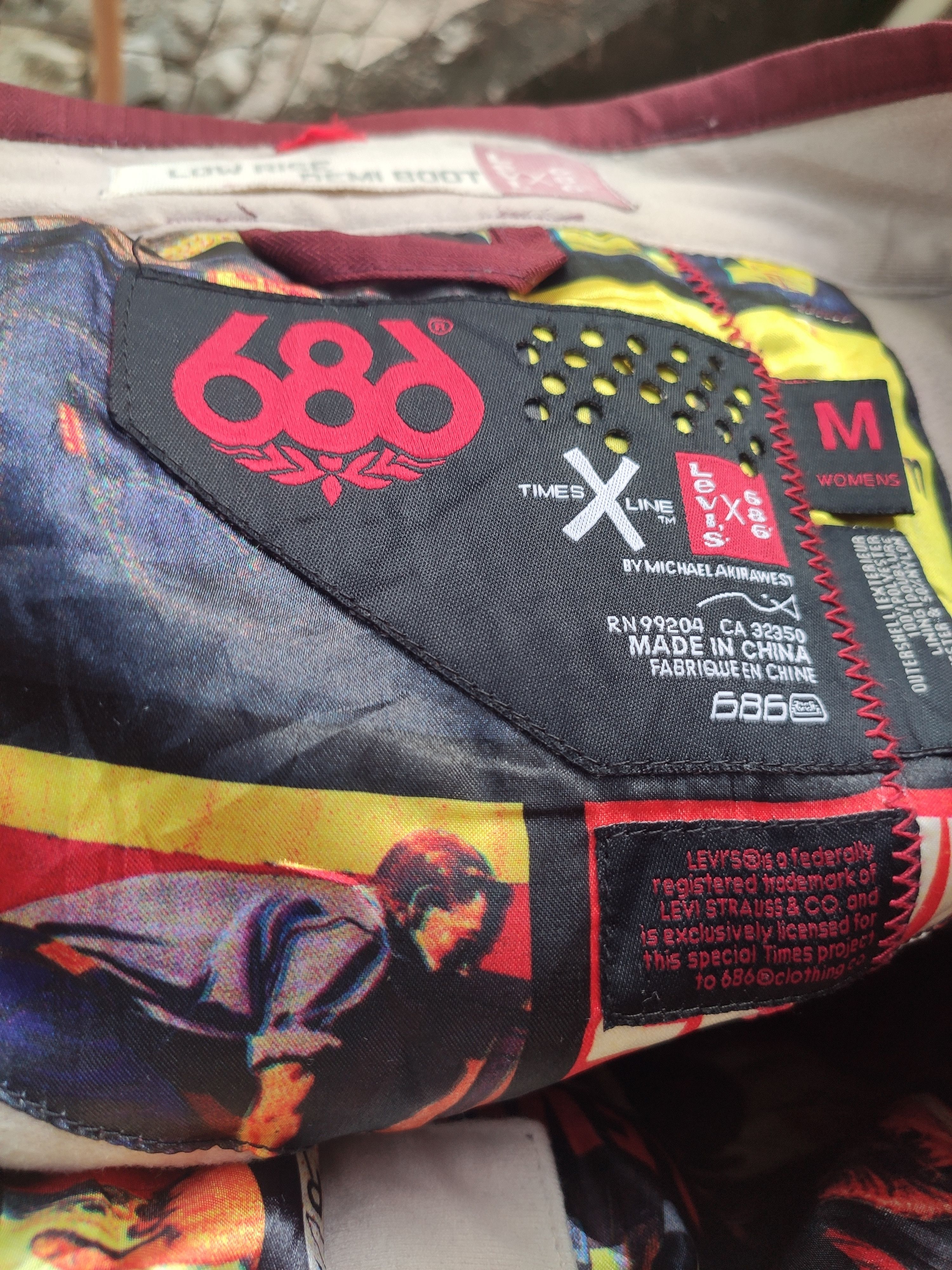Levi's Levis X 686 snowboarding pants by Michael Akirawest Size US 34 / EU 50 - 12 Thumbnail
