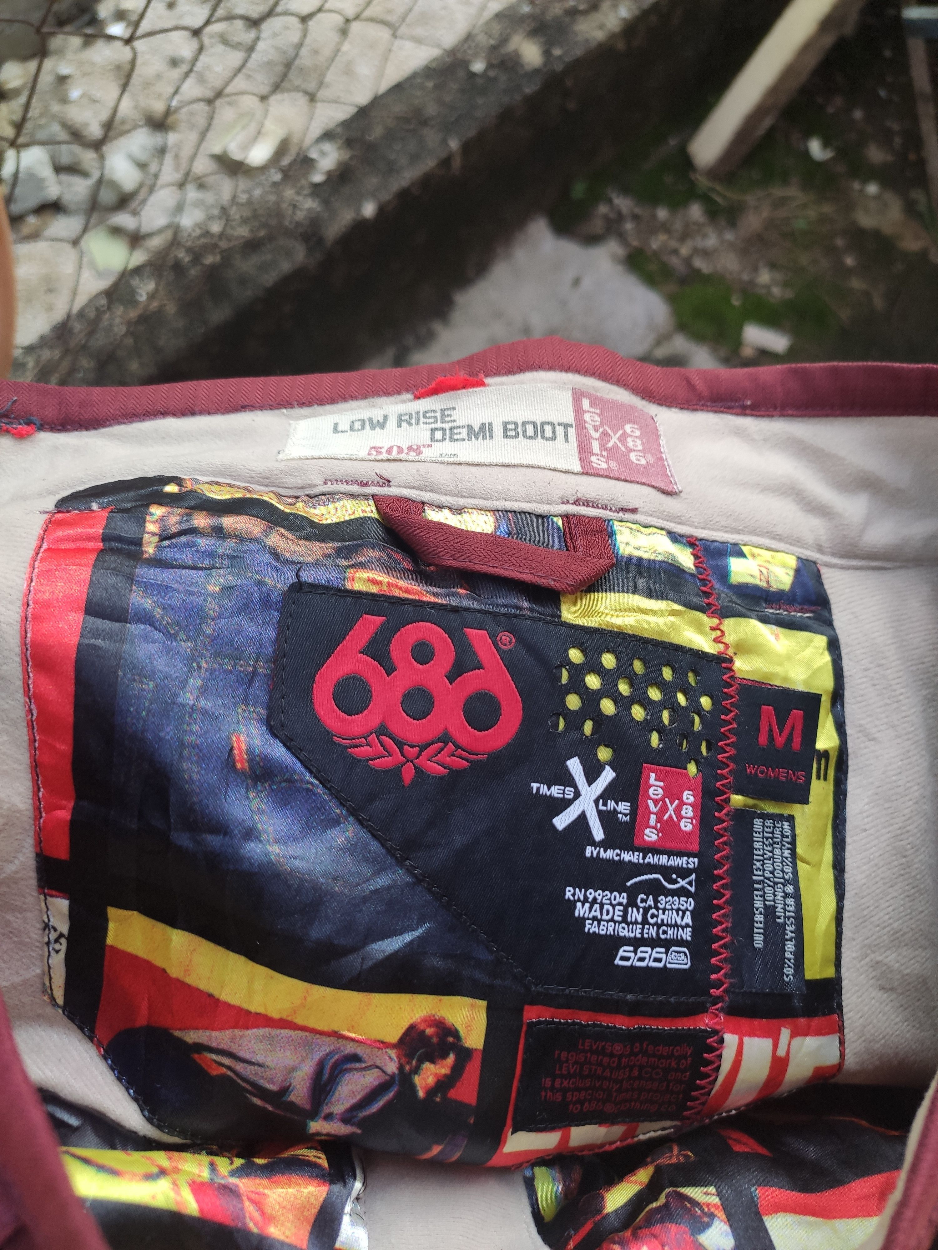 Levi's Levis X 686 snowboarding pants by Michael Akirawest Size US 34 / EU 50 - 15 Thumbnail