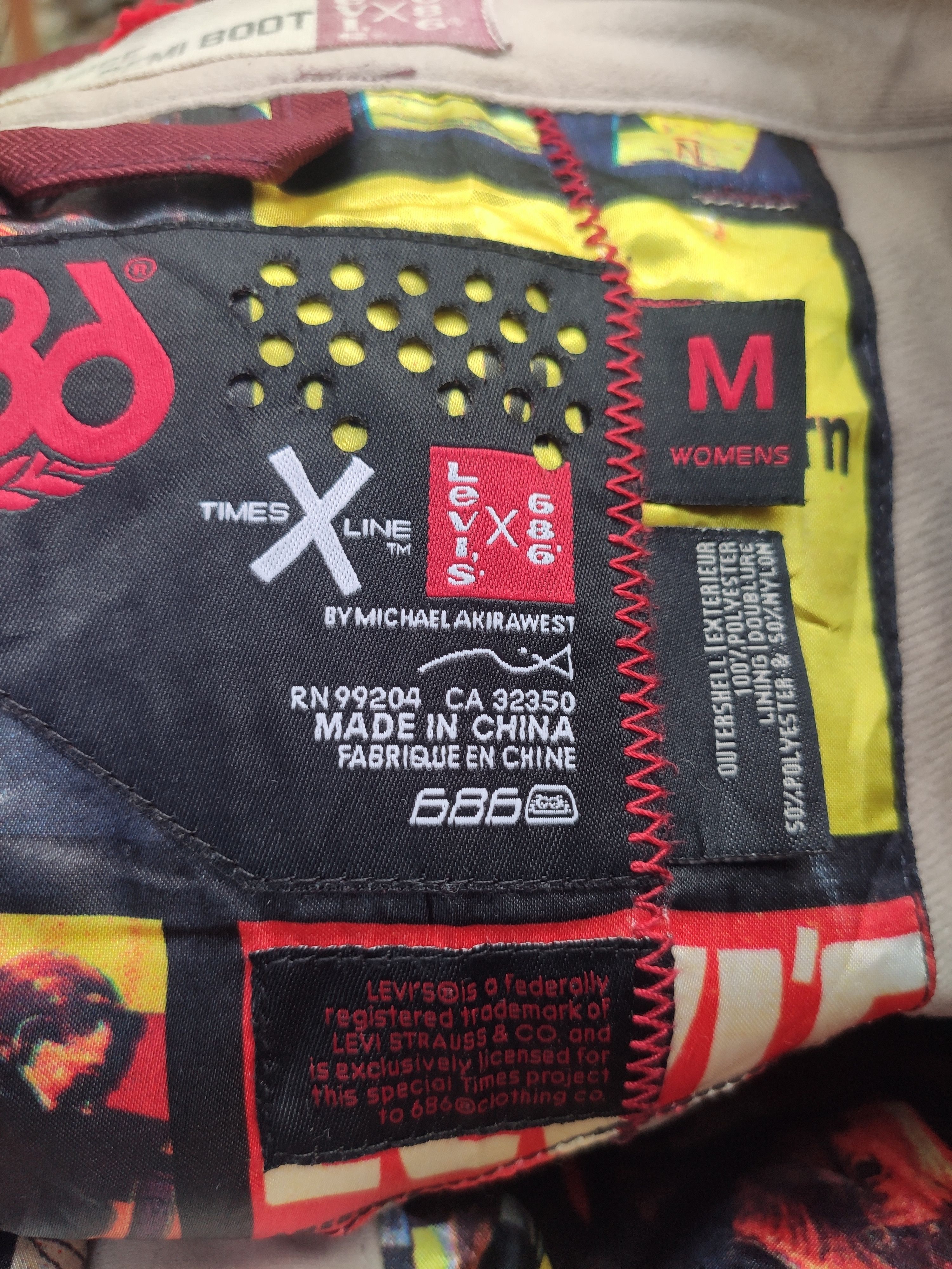 Levi's Levis X 686 snowboarding pants by Michael Akirawest Size US 34 / EU 50 - 14 Thumbnail