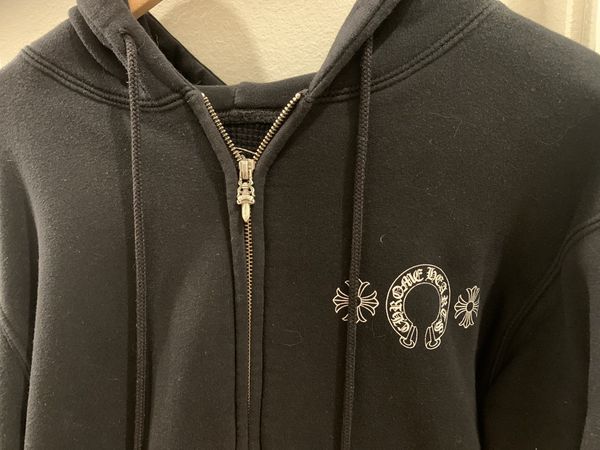 Chrome Hearts Chrome Hearts Dagger Zip Up Hoodie | Grailed