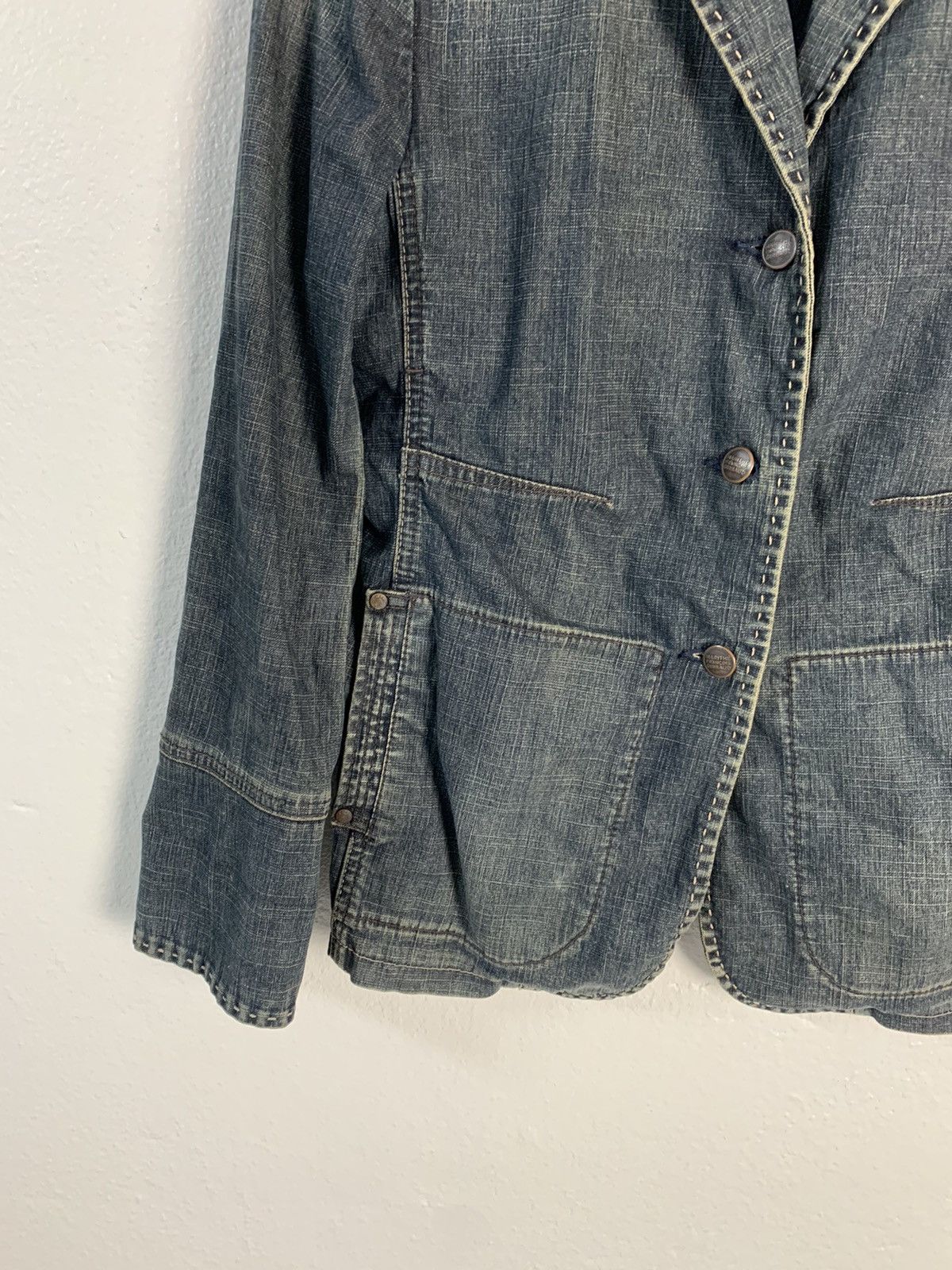 Marithe + Francois Girbaud Marithe Francois Girbaud Women Denim Jacket Size S / US 4 / IT 40 - 3 Thumbnail