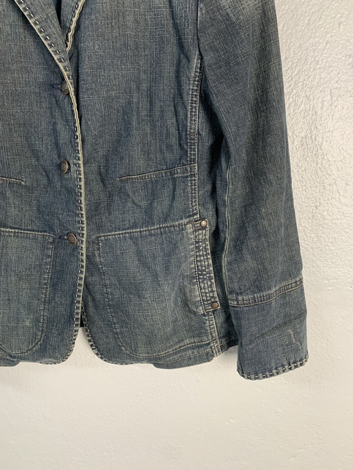Marithe + Francois Girbaud Marithe Francois Girbaud Women Denim Jacket Size S / US 4 / IT 40 - 2 Thumbnail