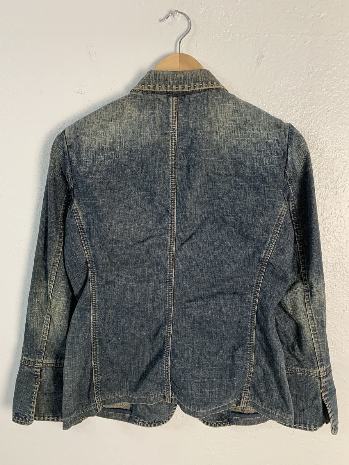 Marithe + Francois Girbaud Marithe Francois Girbaud Women Denim Jacket Size S / US 4 / IT 40 - 9 Thumbnail
