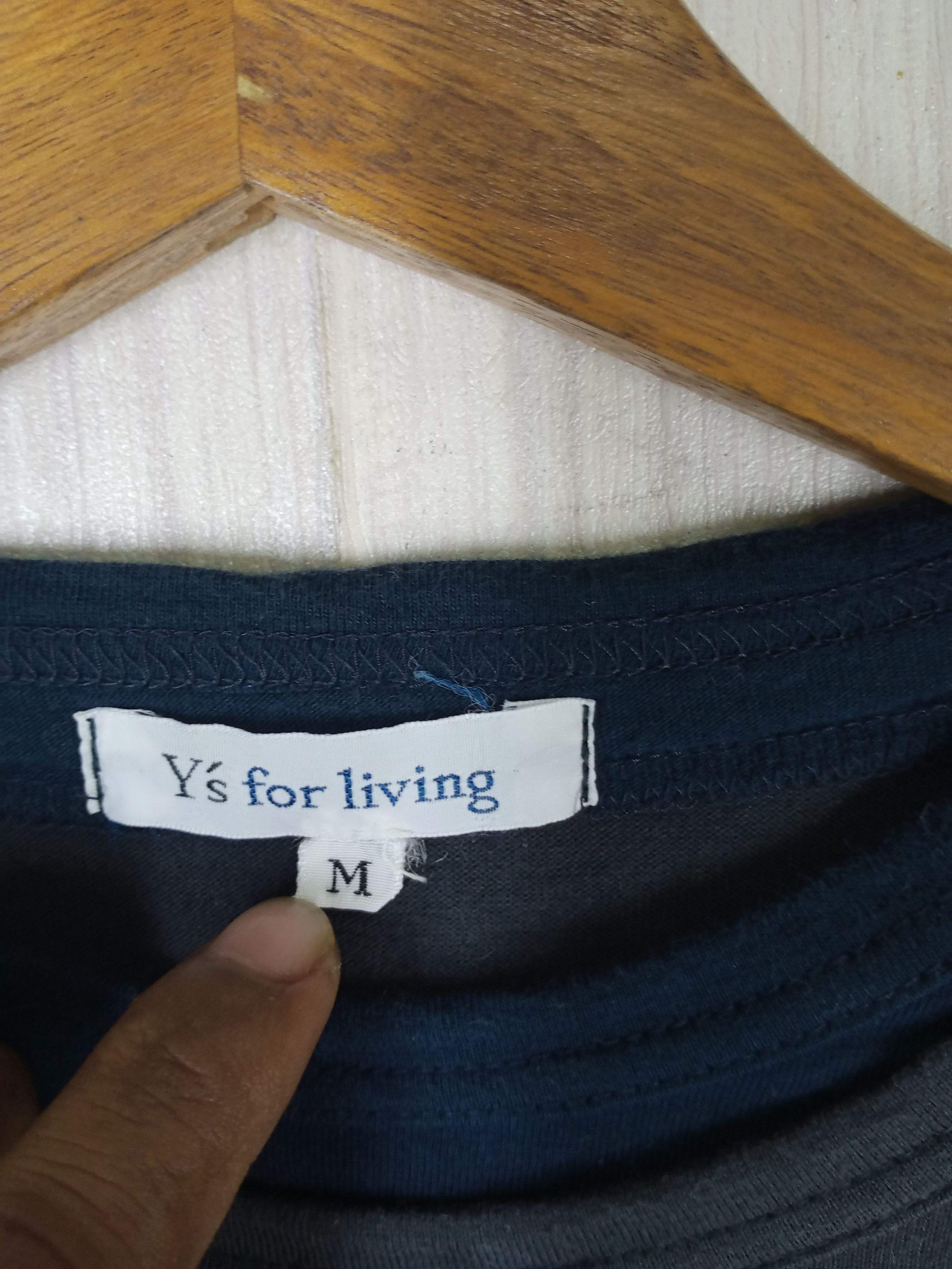 Yohji Yamamoto Y's For Living Long Sleeve Tshirt Size US M / EU 48-50 / 2 - 5 Thumbnail