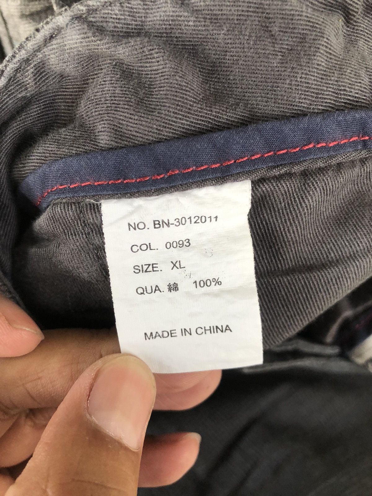 Japanese Brand Back Number Plaid Cargo Pants Tactical Multipocket Size US 35 - 12 Thumbnail