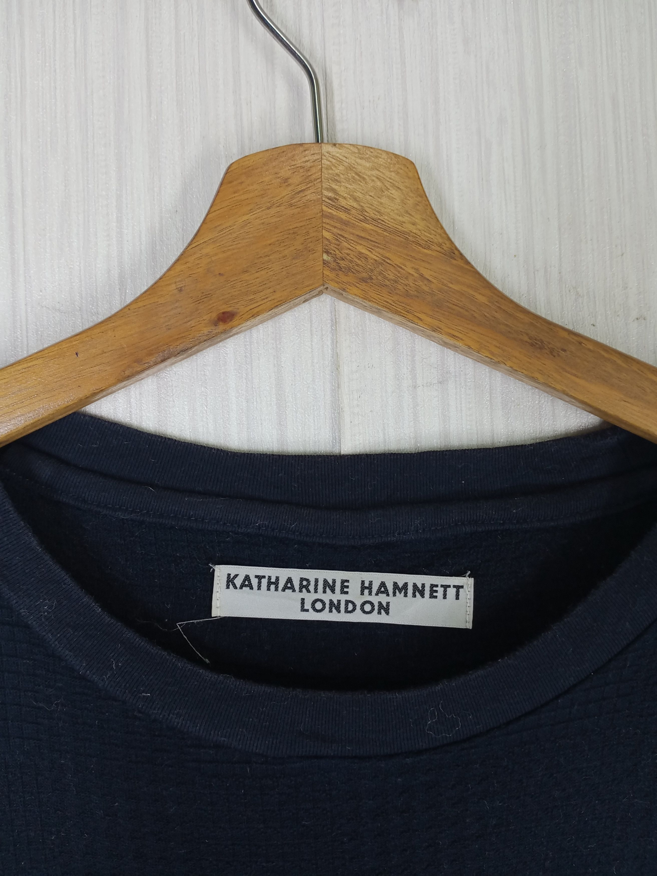 Katharine Hamnett London Vintage Katharine Hamnett Cut & Swen Tshirt Size US XL / EU 56 / 4 - 3 Thumbnail