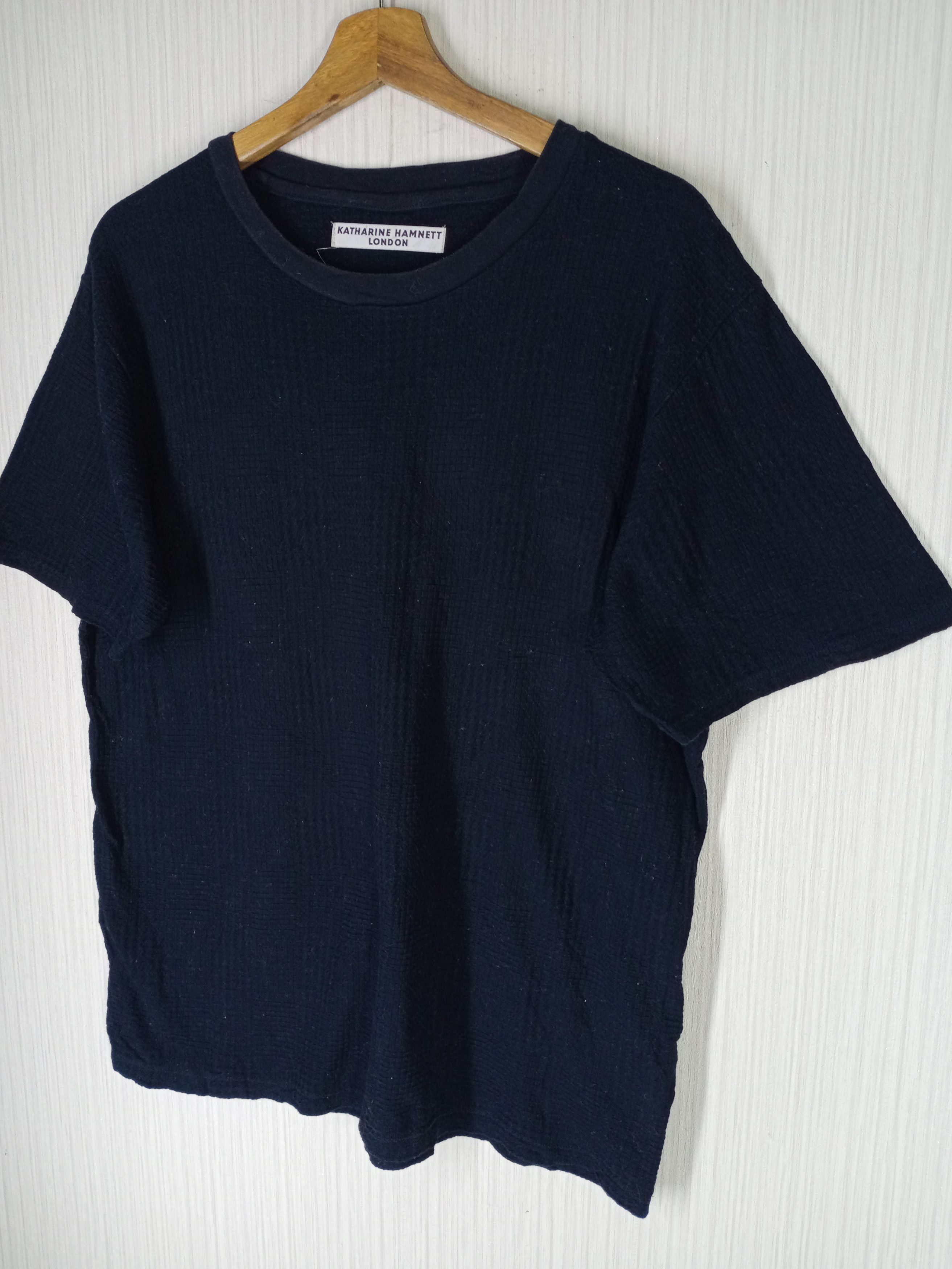 Katharine Hamnett London Vintage Katharine Hamnett Cut & Swen Tshirt Size US XL / EU 56 / 4 - 4 Thumbnail