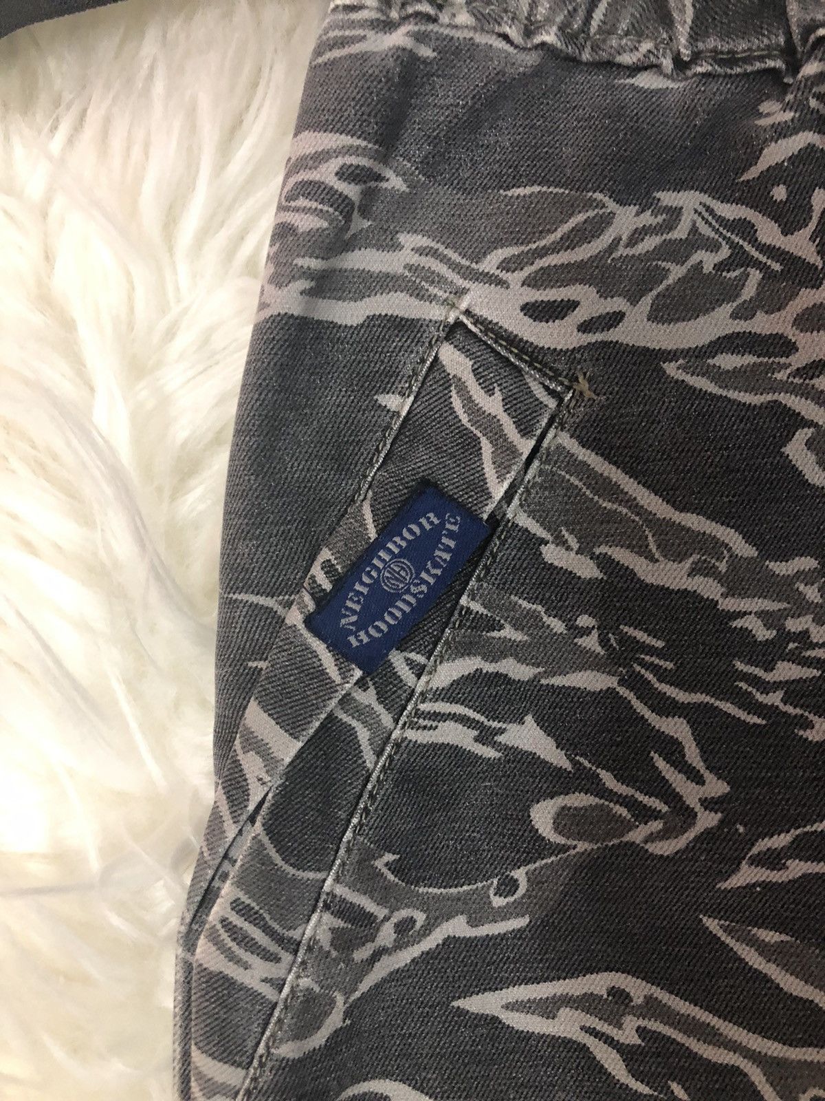 Neighborhood Neighborhood Skate Tiger Stripe Cargo Pants Streetwear Size US 31 - 5 Thumbnail