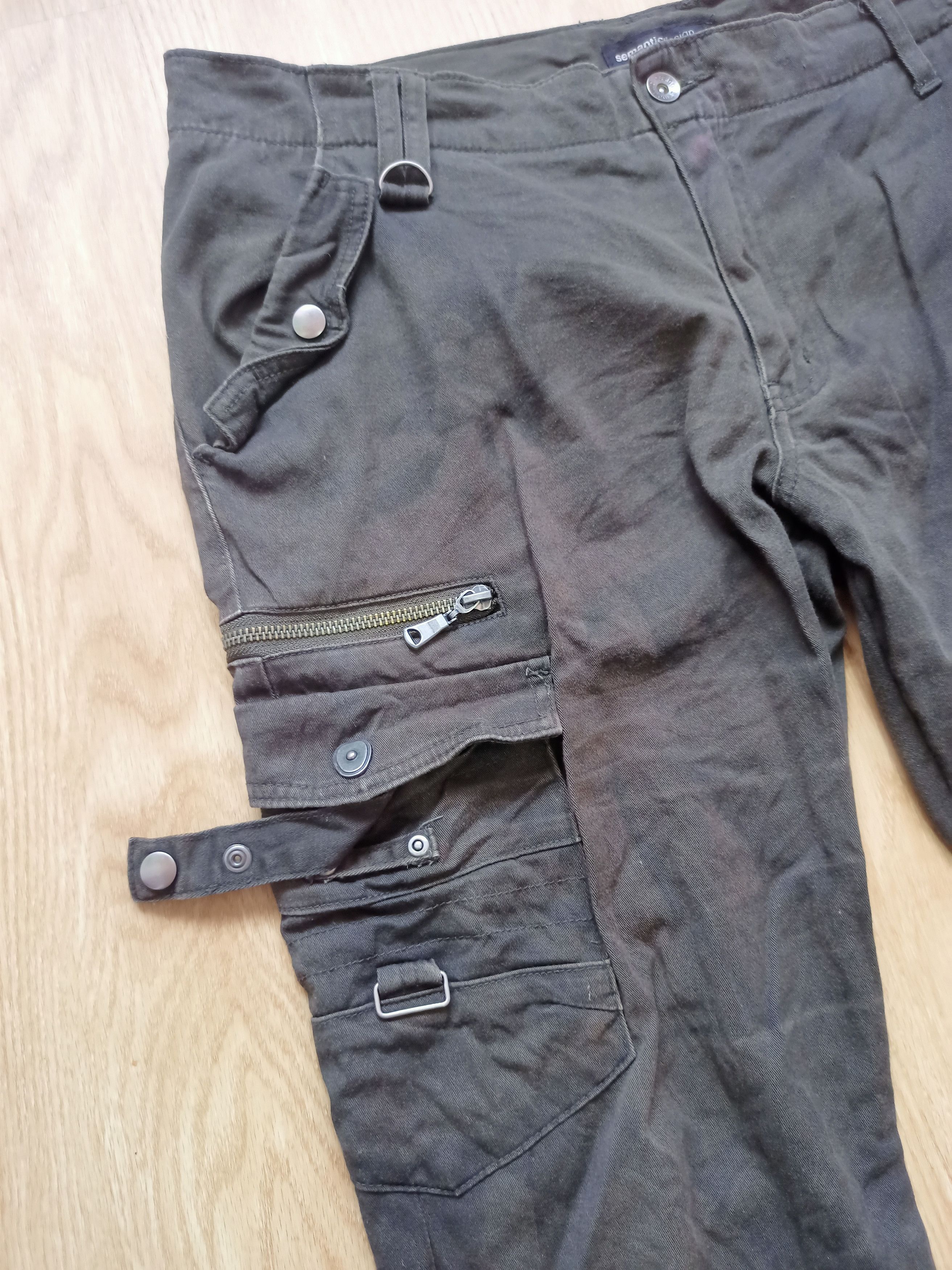 semanticdesign Semantic Design Mudwash Tactical Cargo Pants Size US 36 / EU 52 - 4 Thumbnail