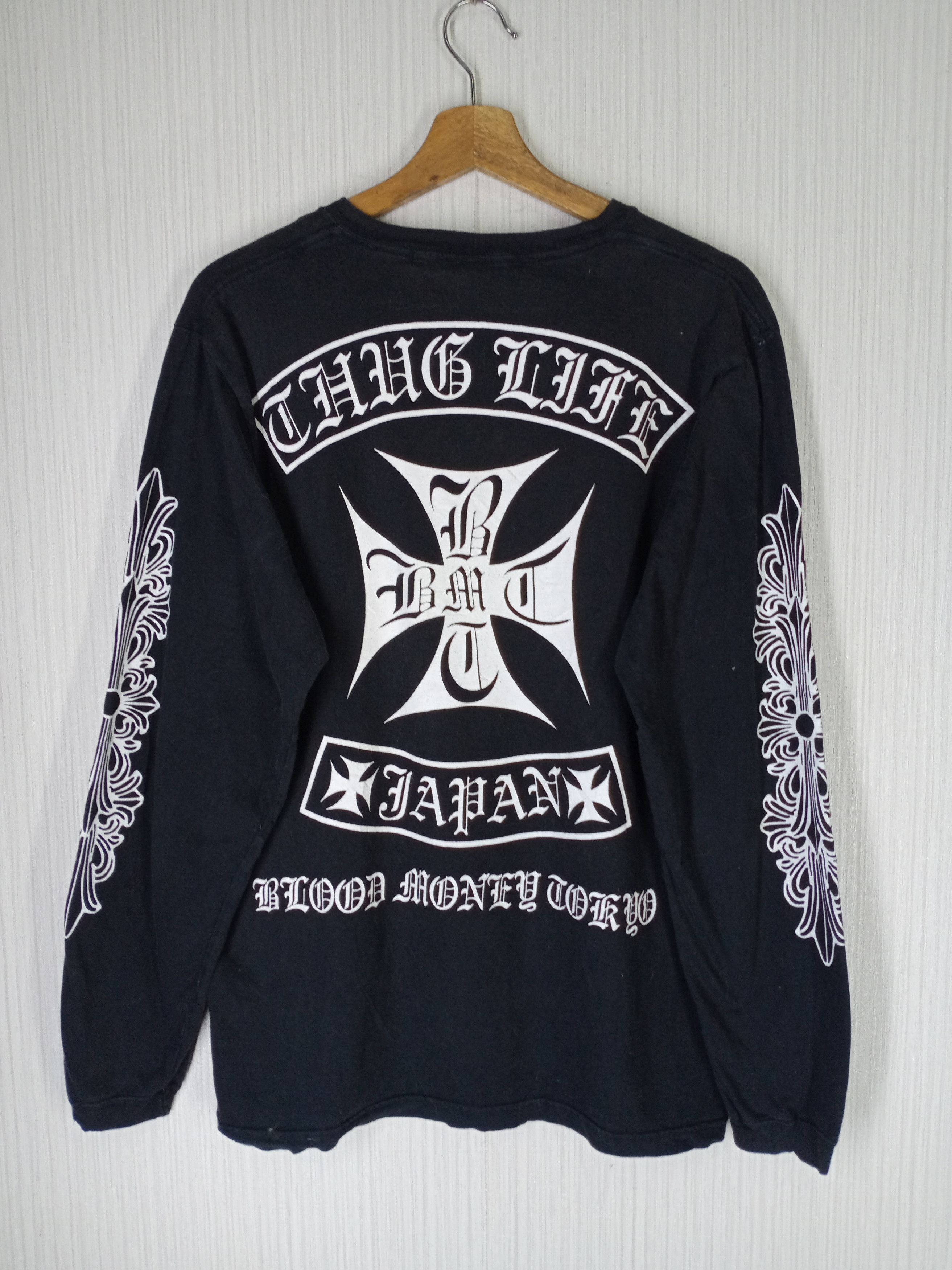 Japanese Brand Rare Japanese Brand Blood Money Tokyo Tshirt Size US XL / EU 56 / 4 - 1 Thumbnail