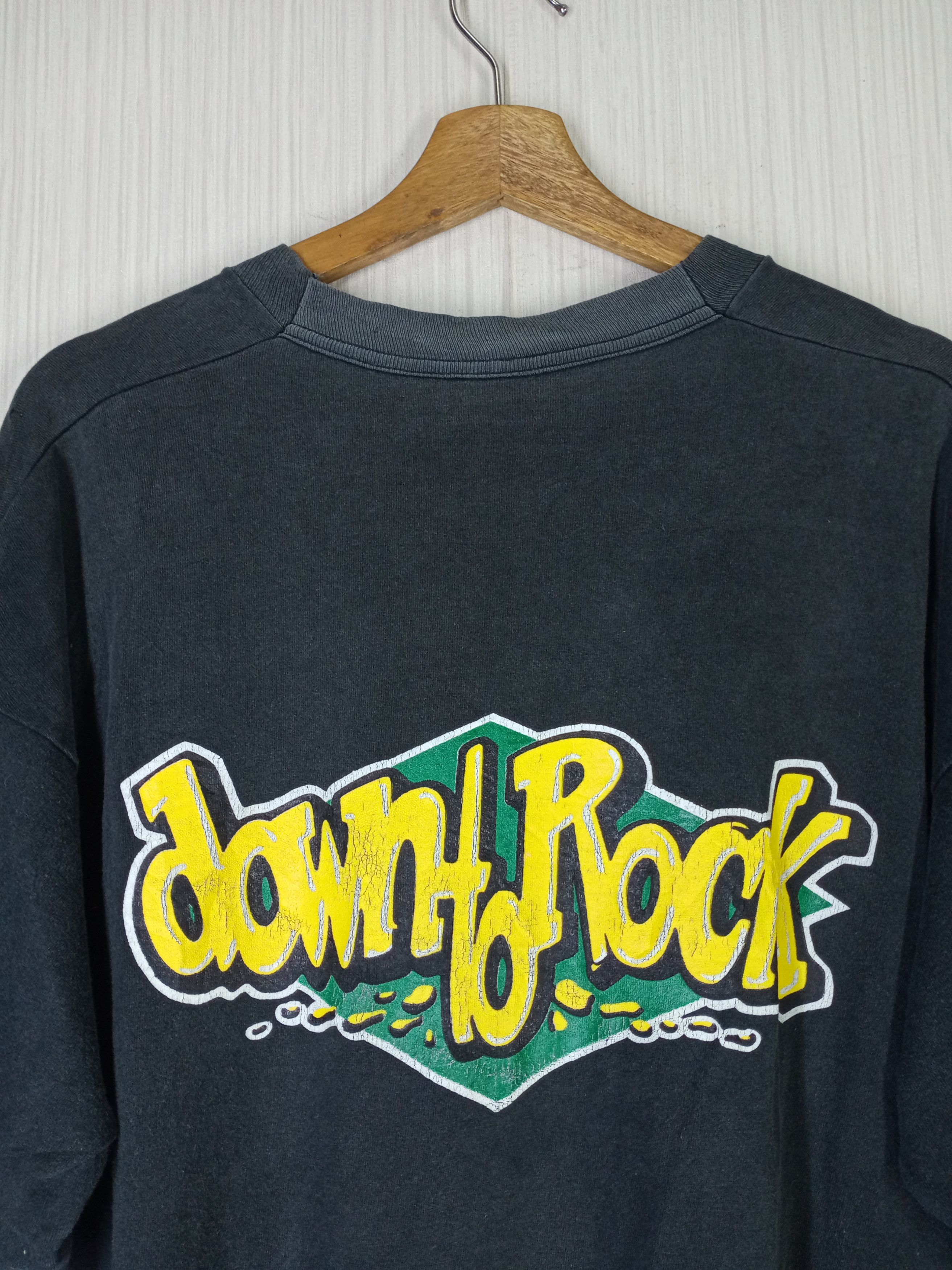 Shorty's Skateboards Rare Vintage 90s Skateboard Rock of Down Tshirt Size US XL / EU 56 / 4 - 5 Thumbnail