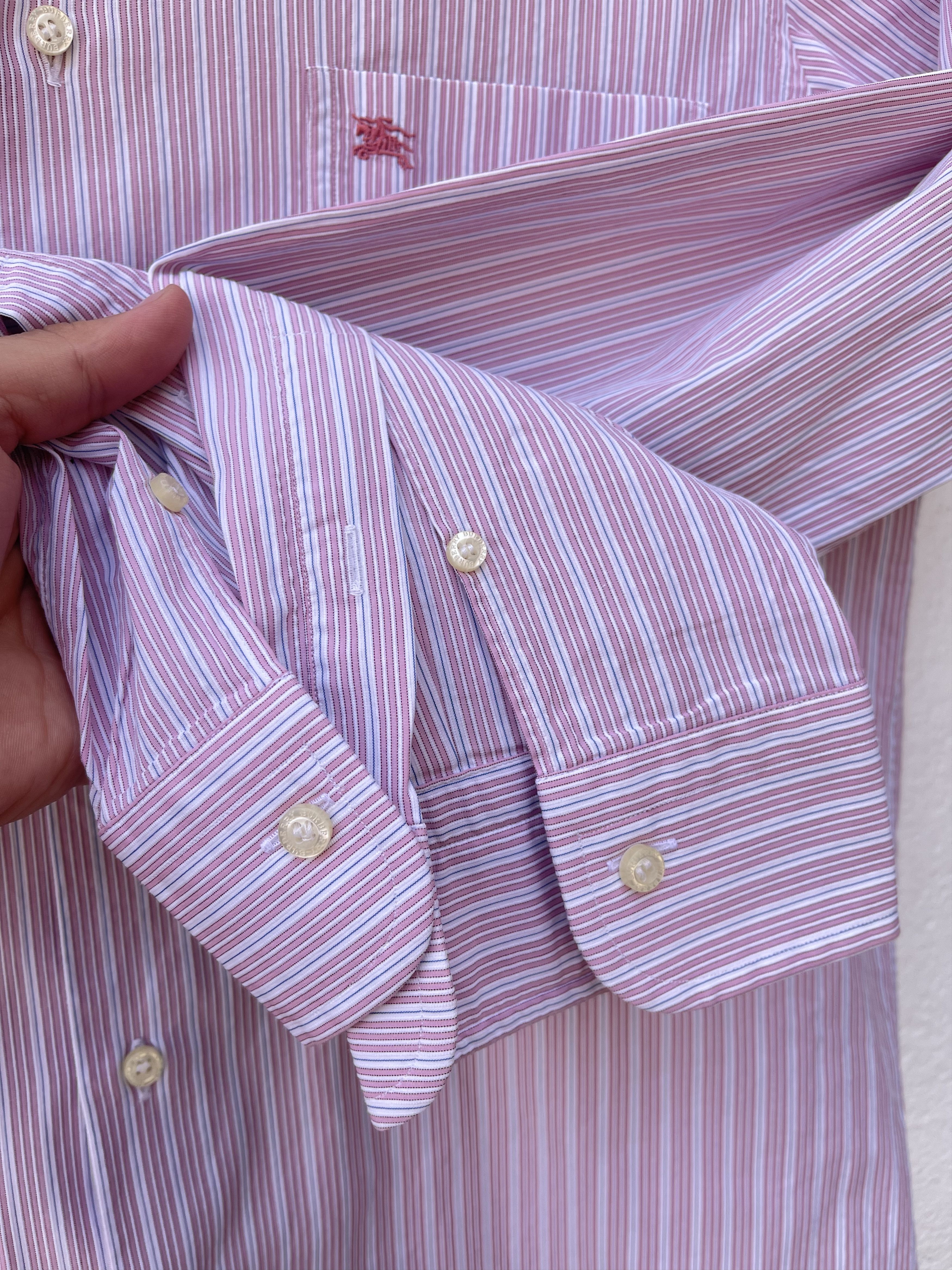 Burberry Burberry shirt striped multicolored rare size M Size US M / EU 48-50 / 2 - 5 Thumbnail