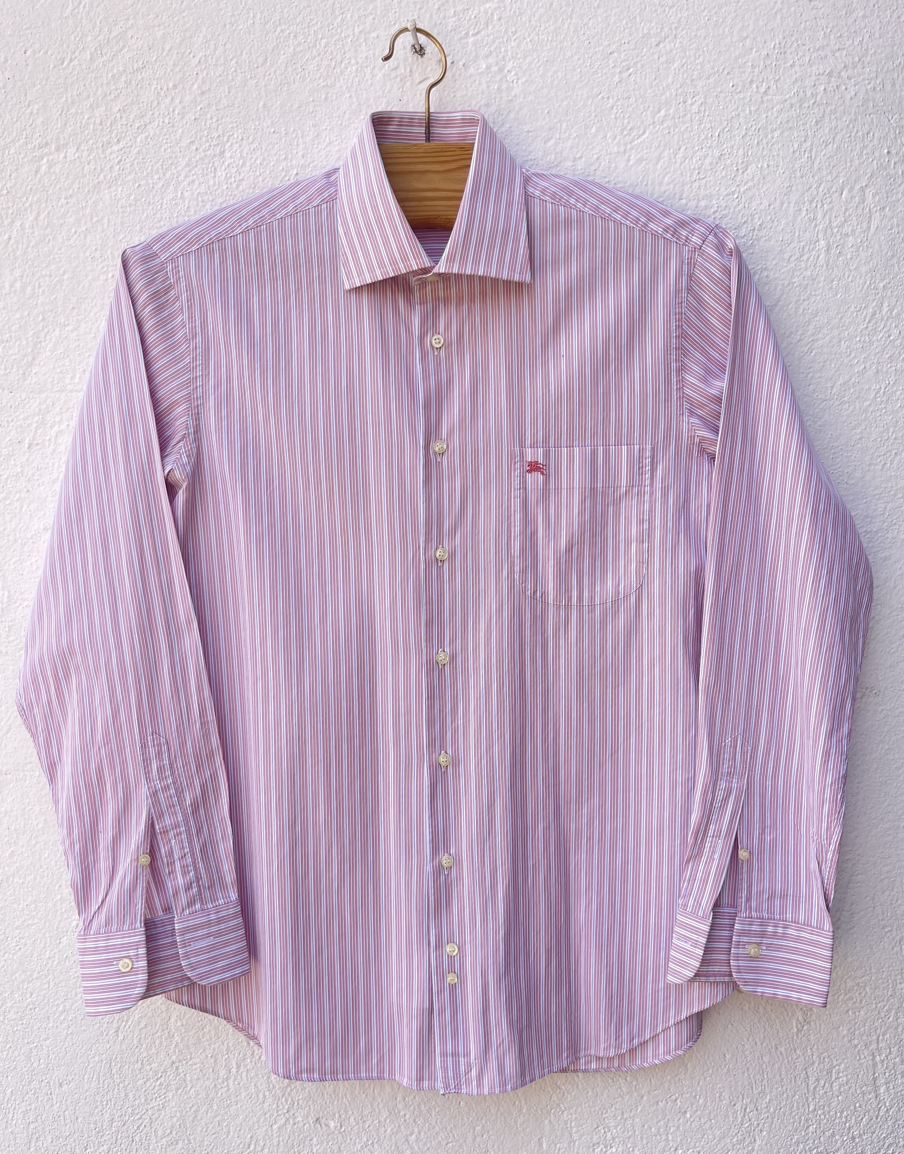 Burberry Burberry shirt striped multicolored rare size M Size US M / EU 48-50 / 2 - 1 Thumbnail