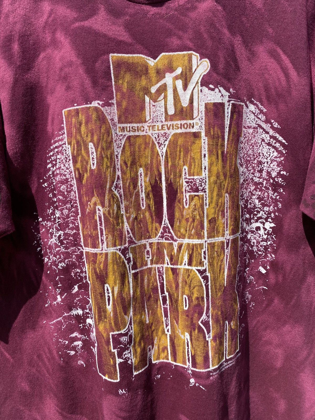 Band Tees × Mtv × Vintage Vintage 1998 MTV ROCK IM RING FESTIVAL TEE PRODIGY RAMMSTEIN Size US XL / EU 56 / 4 - 4 Thumbnail