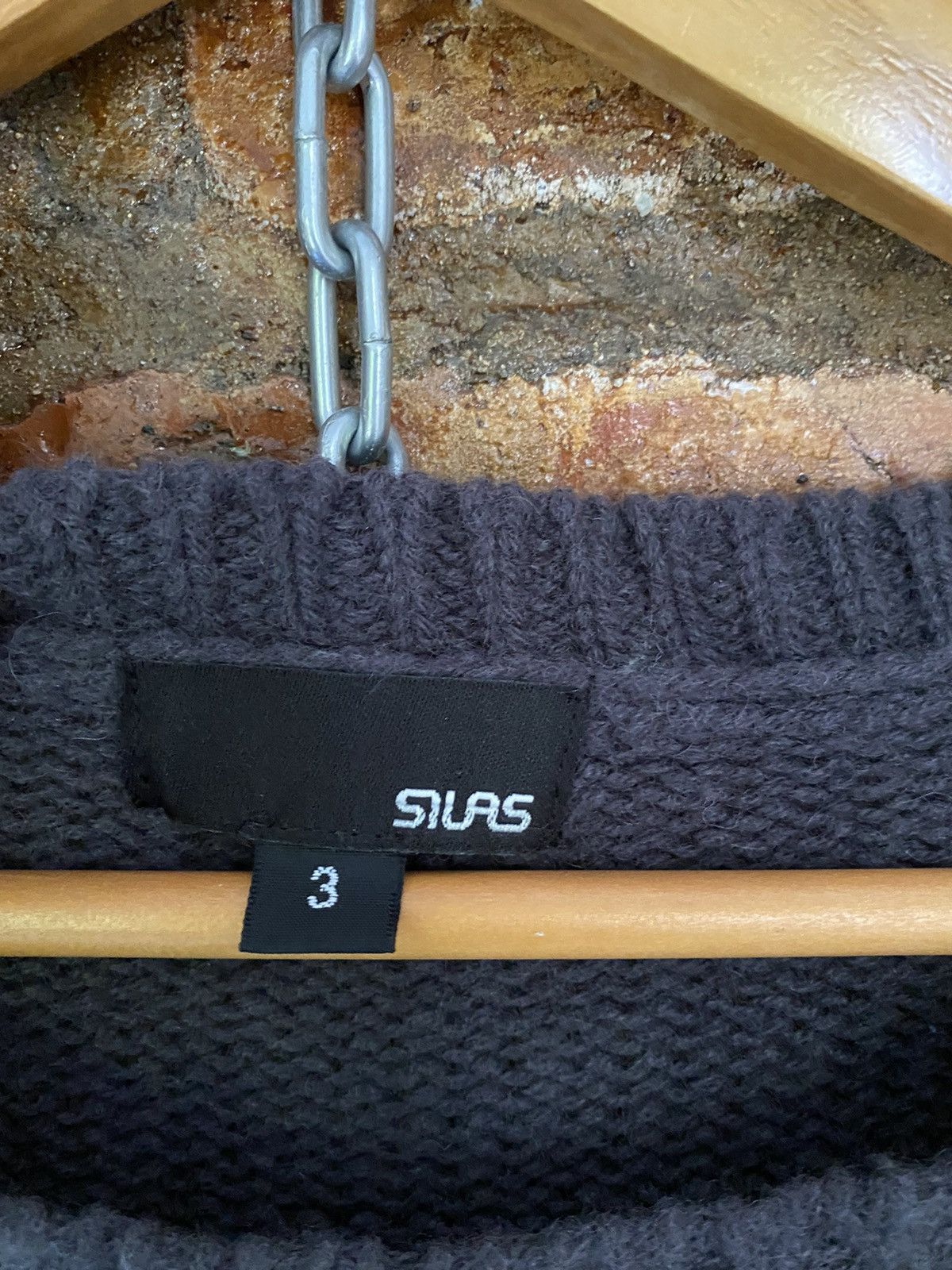 Japanese Brand SILAS distressed border punk knit Size US L / EU 52-54 / 3 - 13 Thumbnail