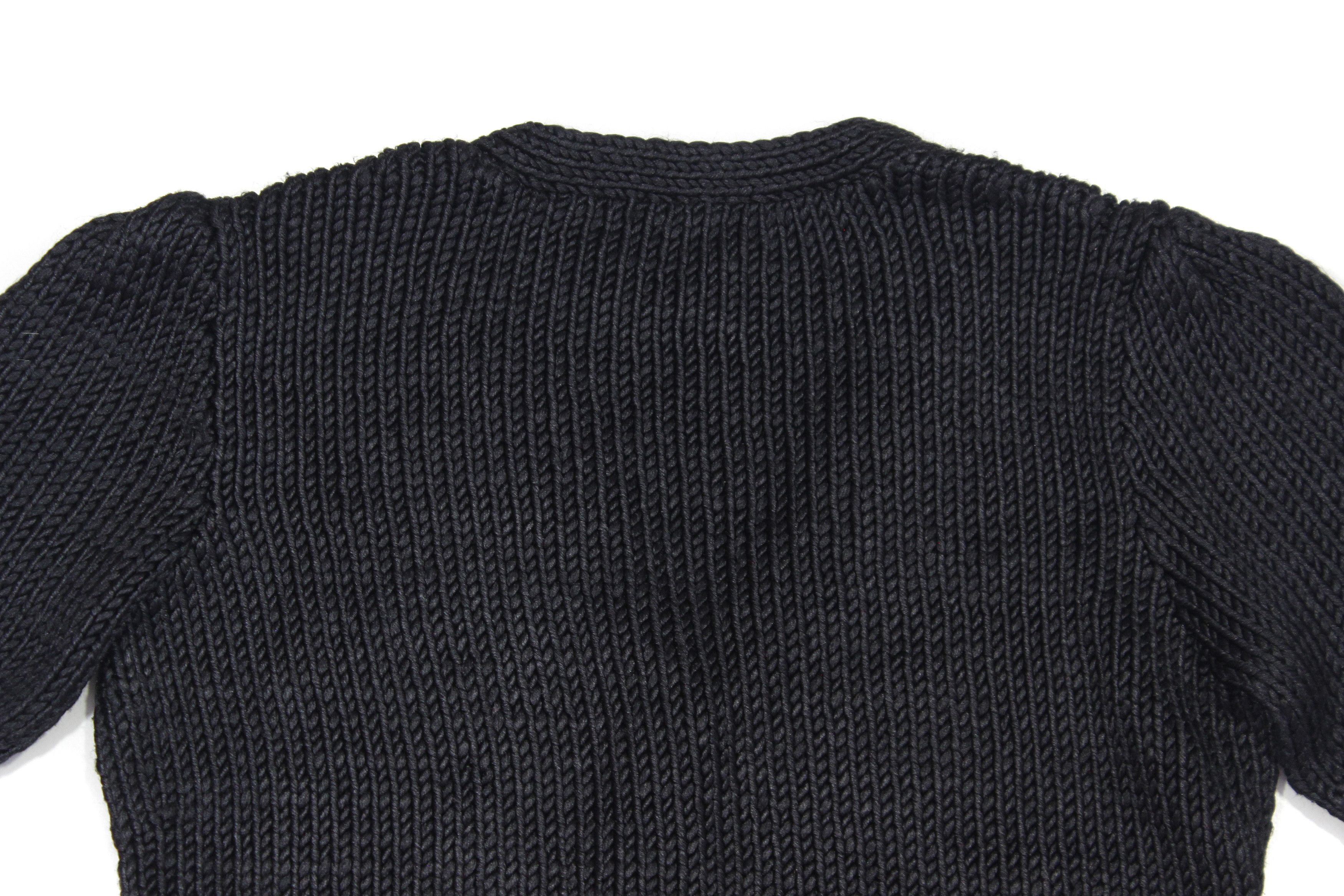 Polo Ralph Lauren Silk Hand Knit Cardigan Vintage Size ONE SIZE - 4 Thumbnail