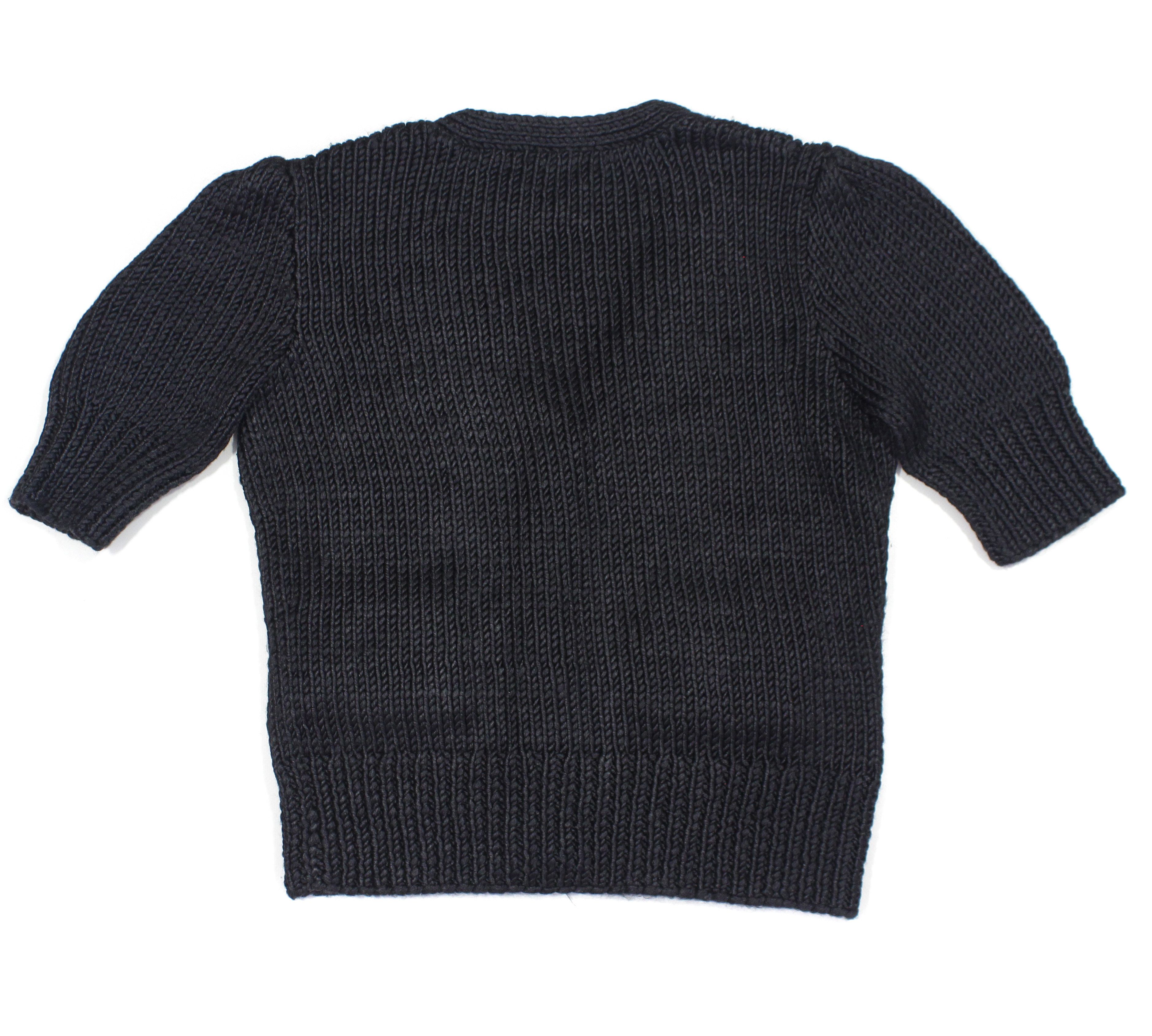 Polo Ralph Lauren Silk Hand Knit Cardigan Vintage Size ONE SIZE - 2 Thumbnail