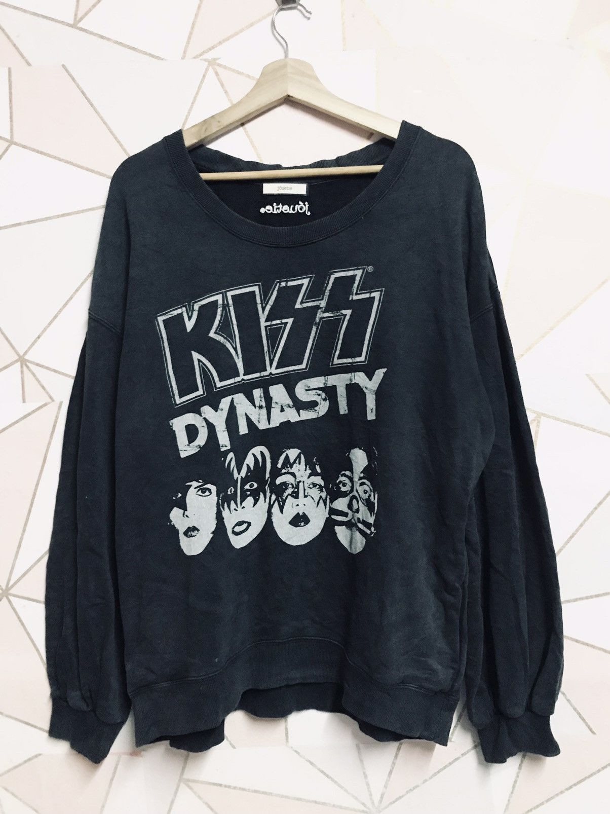 Band Tees Kiss Sweatshirt Big Logo Crewneck Black Colour Size US L / EU 52-54 / 3 - 1 Thumbnail