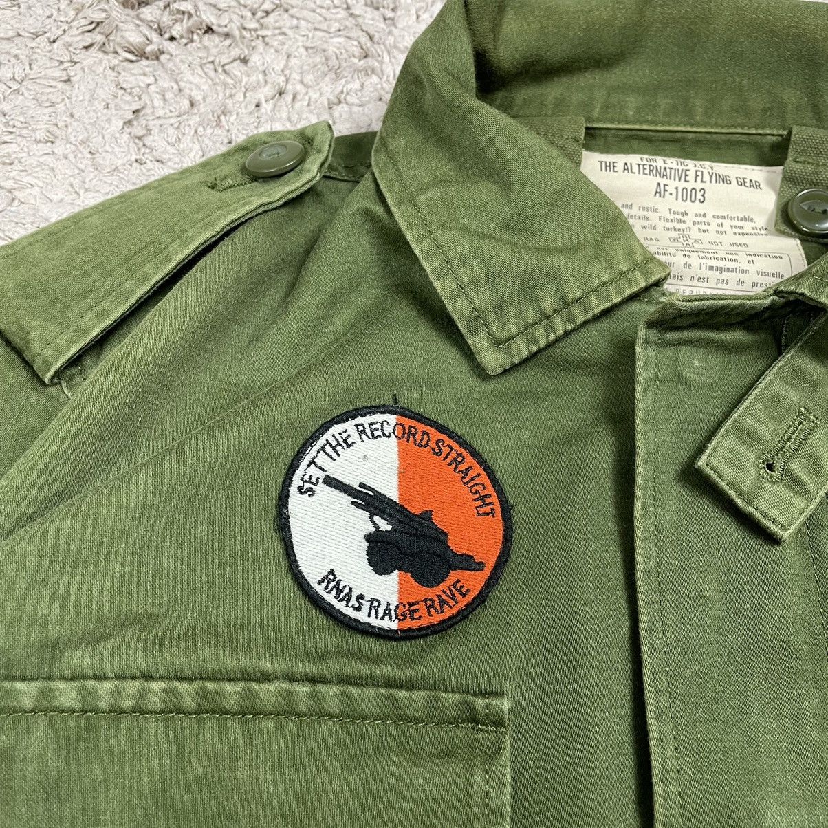 Japanese Brand × Vintage Vintage Us Army Patched Zipper Jacket Size US M / EU 48-50 / 2 - 8 Thumbnail