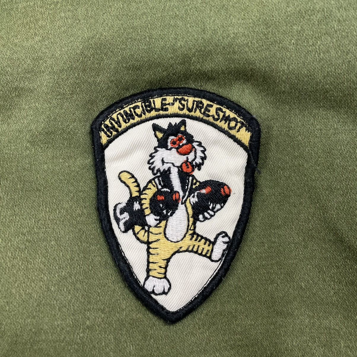 Japanese Brand × Vintage Vintage Us Army Patched Zipper Jacket Size US M / EU 48-50 / 2 - 14 Thumbnail