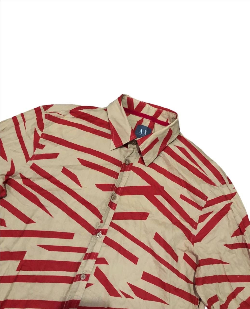 Armani Armani multicolor crazy shirt button up Size US L / EU 52-54 / 3 - 2 Thumbnail
