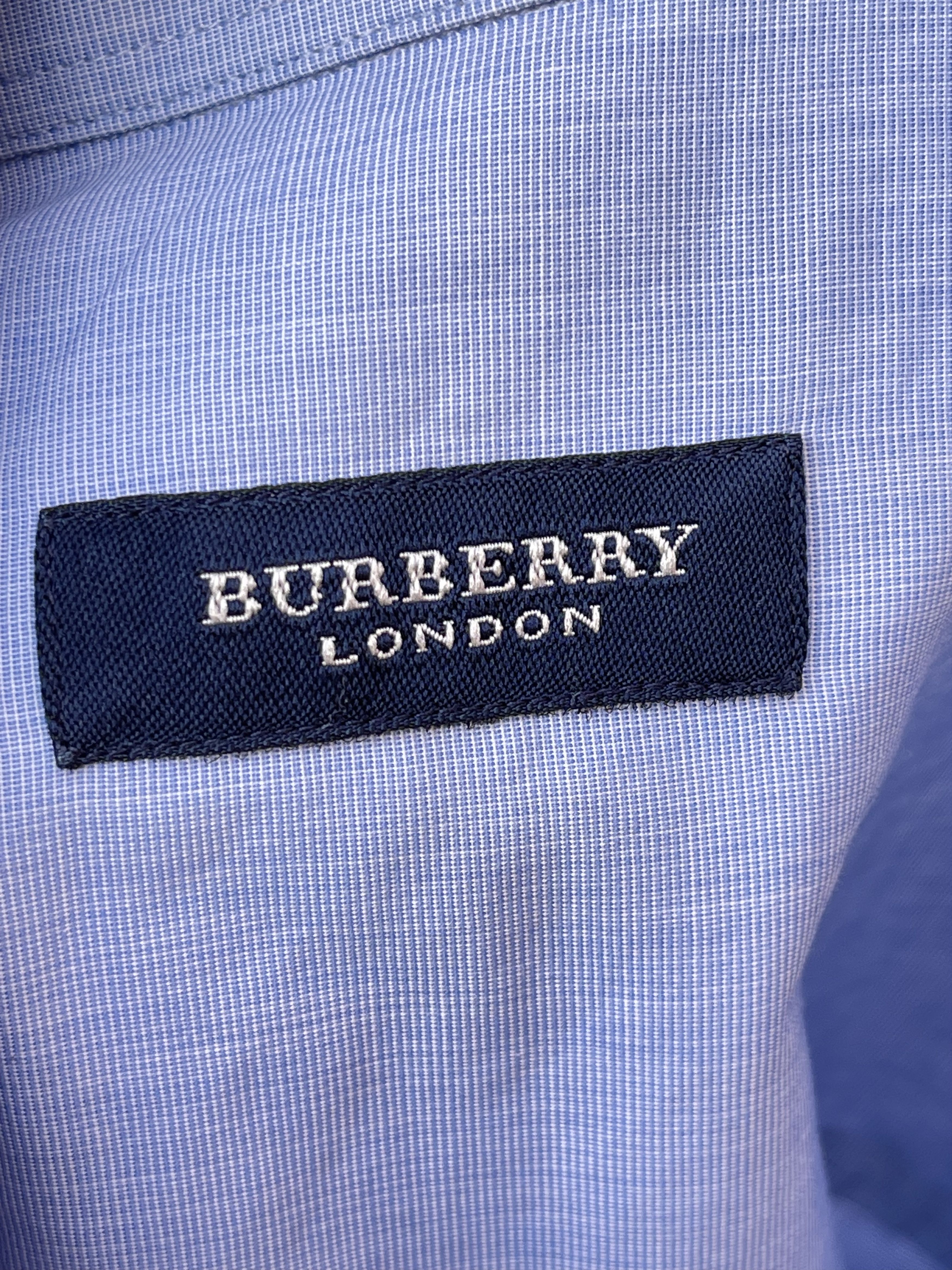 Burberry 🔥 blue Burberry shirt size xxl luxury classic Size US XXL / EU 58 / 5 - 7 Thumbnail