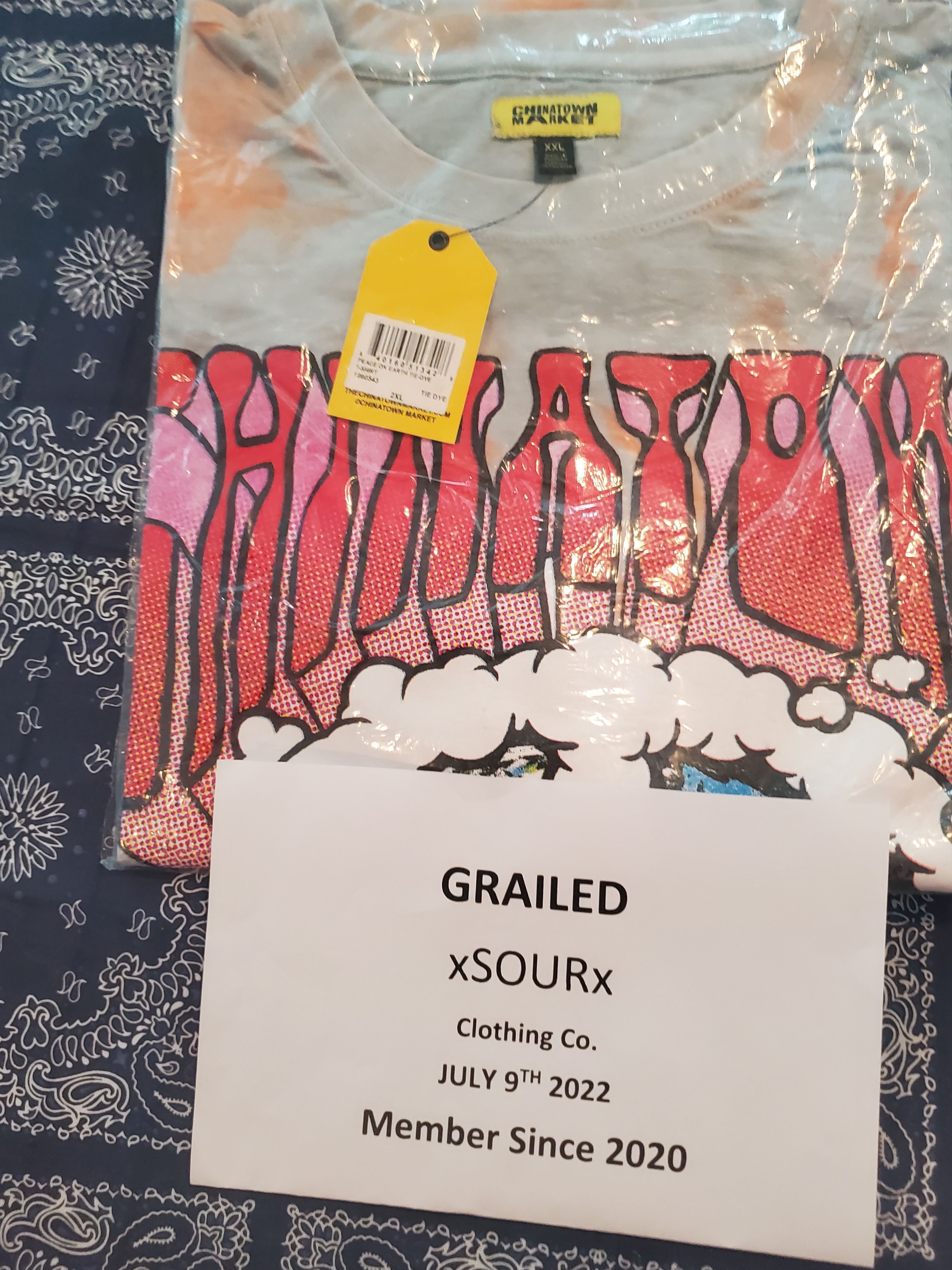 Market CHINATOWN MARKET PEACE ON EARTH TIE-DYE XXL/2XL Size US XXL / EU 58 / 5 - 4 Thumbnail