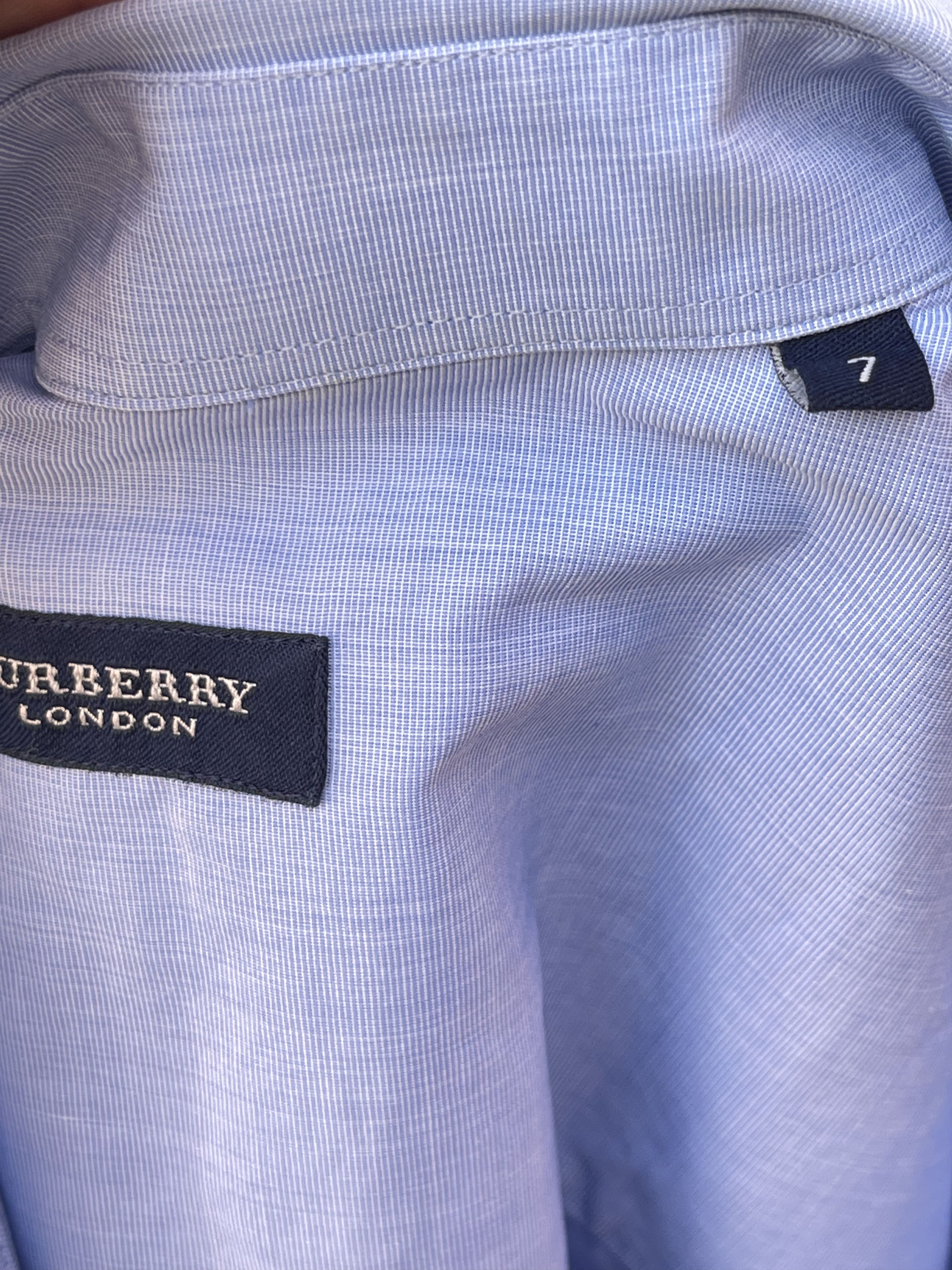 Burberry 🔥 Burberry blue shirt size xl/xxl cotton Size US XXL / EU 58 / 5 - 7 Thumbnail