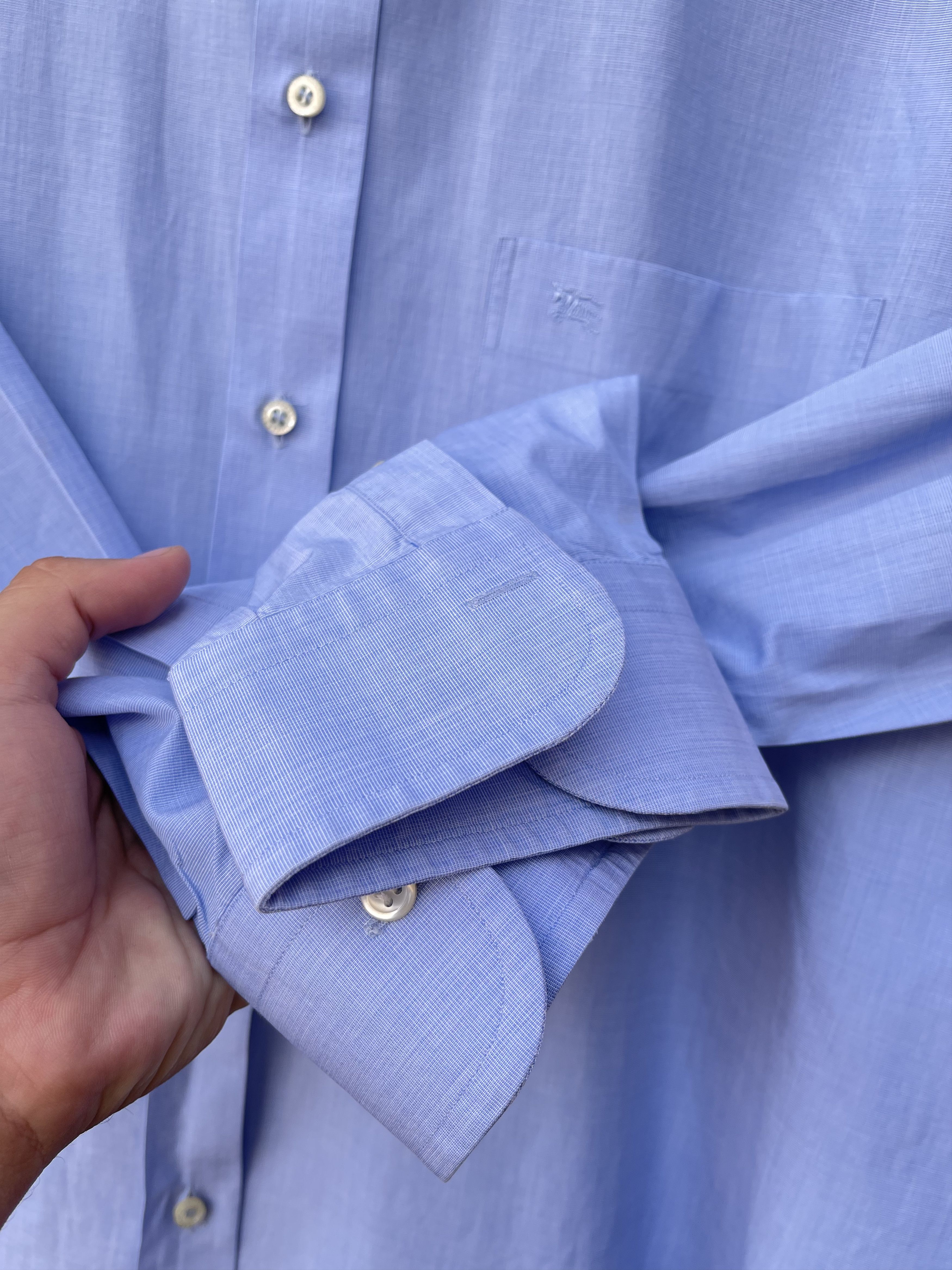 Burberry 🔥 Burberry blue shirt size xl/xxl cotton Size US XXL / EU 58 / 5 - 4 Thumbnail