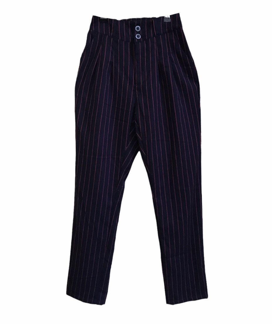 Hiromichi Nakano Children Striped Down Casual Pants