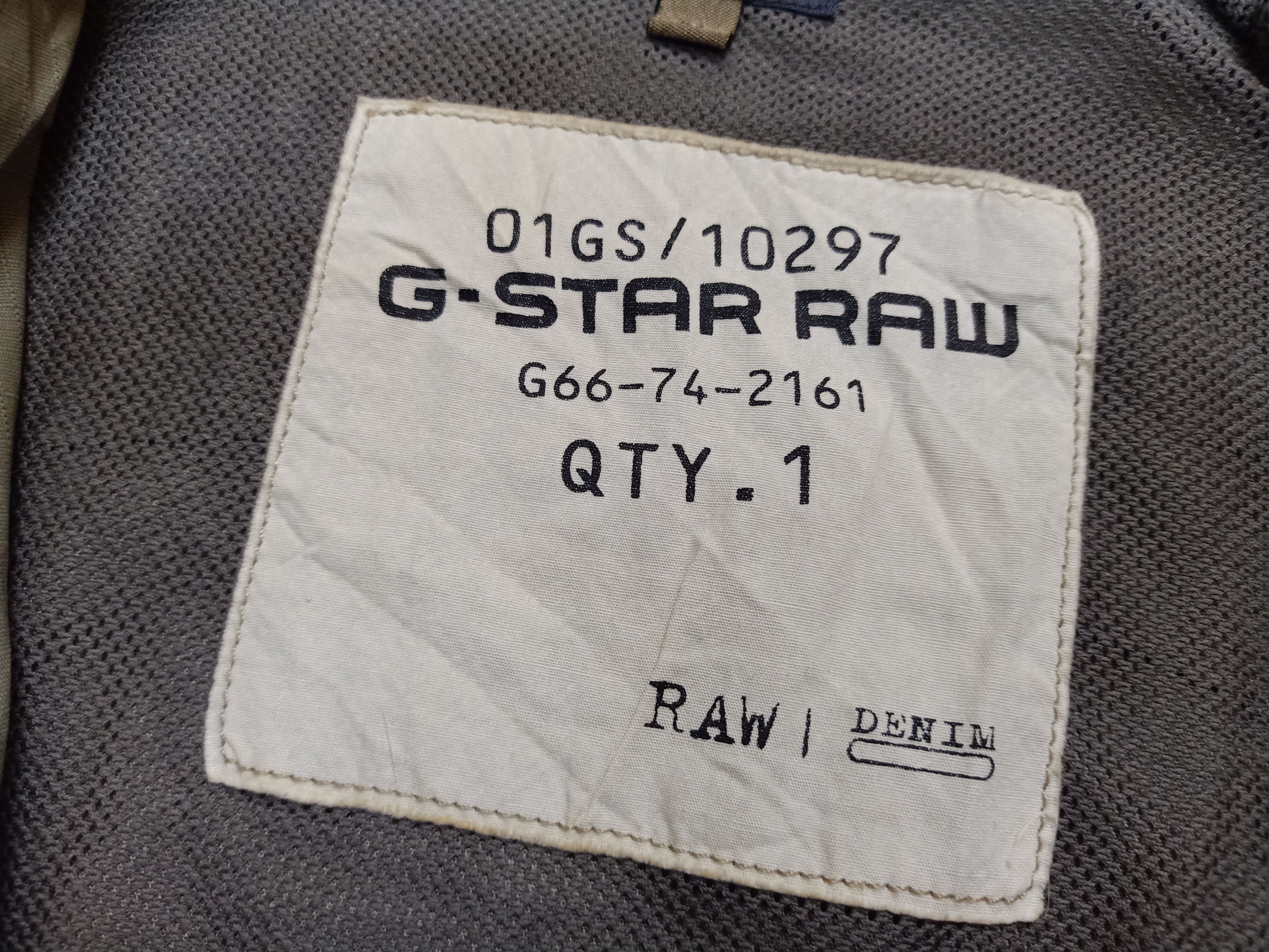 G-Star G STAR RAW Chopper Jacket Big Logo Spell Out M Size Jacket. Size US M / EU 48-50 / 2 - 11 Thumbnail