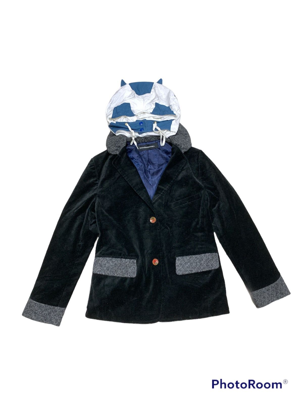 Issey Miyake × mercibeaucoup ISSEY MIYAKE MERCIBEAUCOUP VELVET JACKET AW13 RUNWAY Size US S / EU 44-46 / 1 - 1 Thumbnail