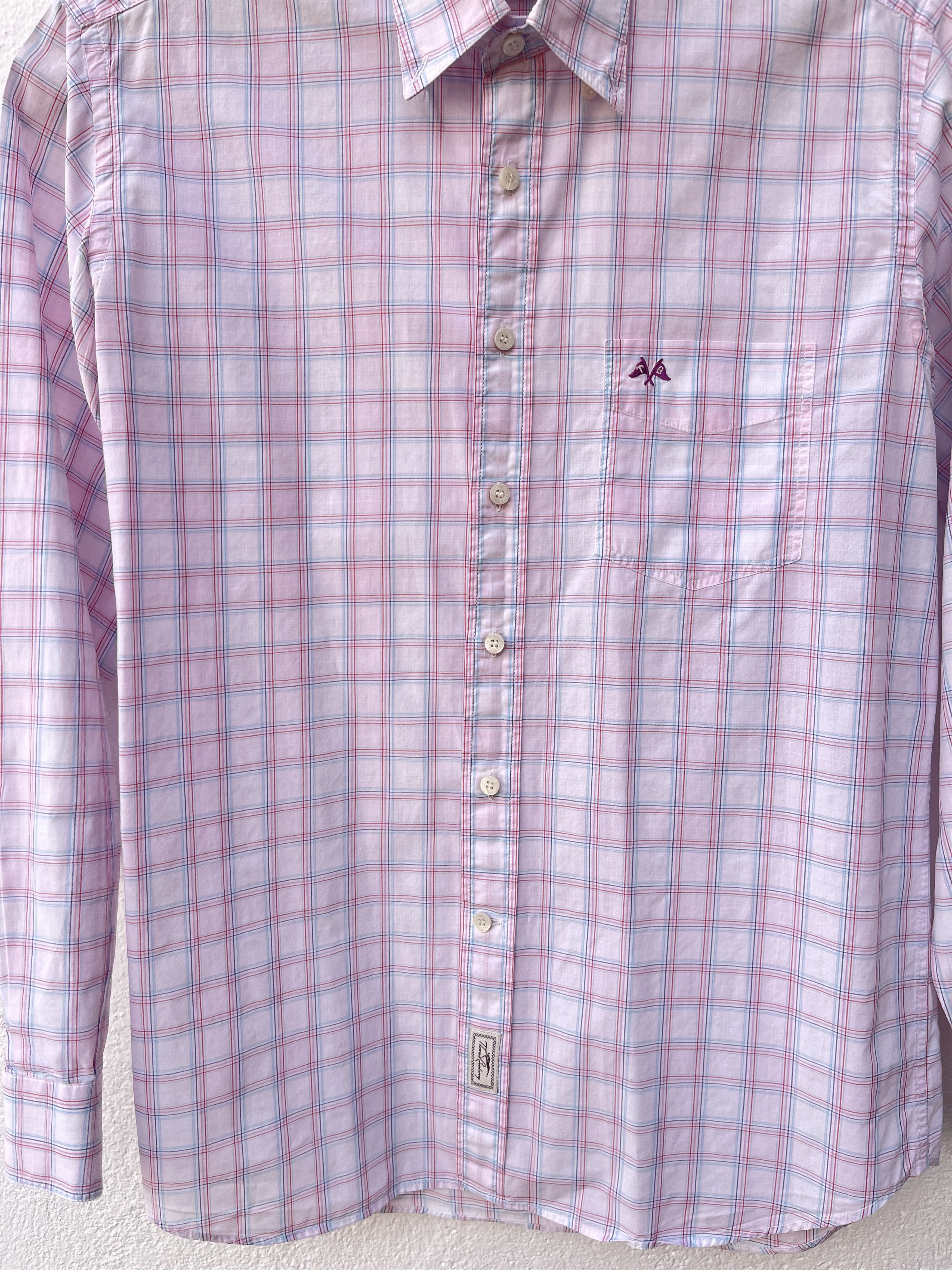 Burberry TB 🔥 Burberry shirt checkered plaid multicolored size M Size US M / EU 48-50 / 2 - 2 Thumbnail