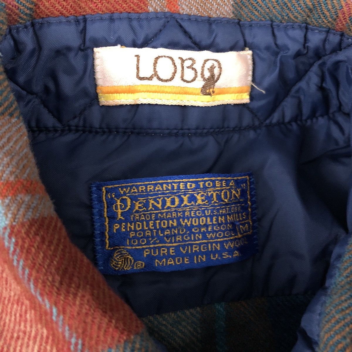 Pendleton VTG USA Pendleton LOBO Plaid Flannel 100% Wool Shirt Medium Size US M / EU 48-50 / 2 - 8 Thumbnail