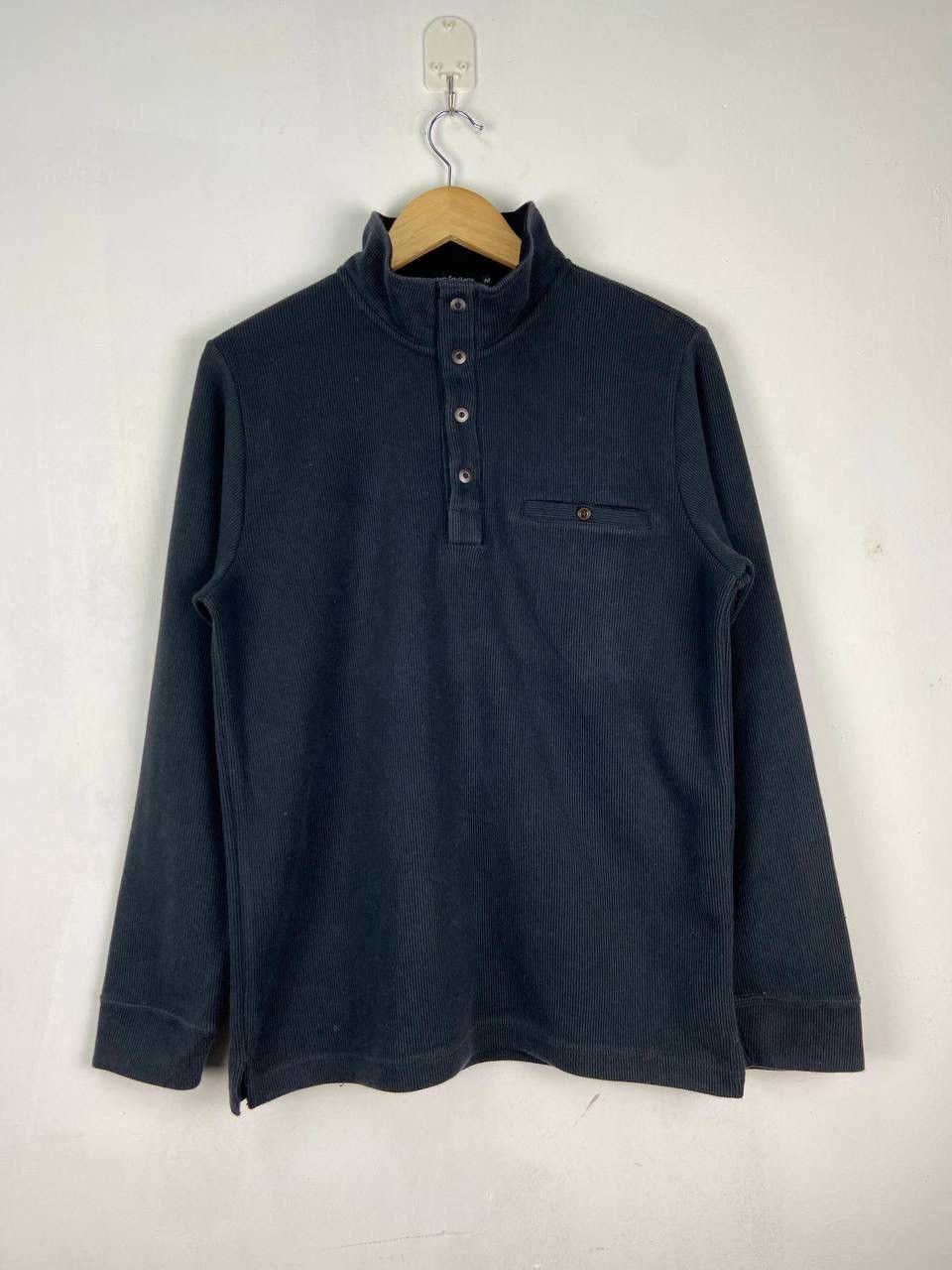 Kansai Yamamoto Vintage Kansai Yamamoto Pullover Half Zip Sweatshirt Size US M / EU 48-50 / 2 - 1 Thumbnail