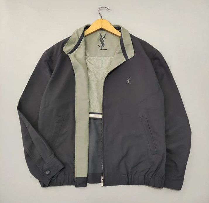 image of Itemvintage YVES Saint Laurent X YSL Jacket in Grey, Men's (Size Medium)