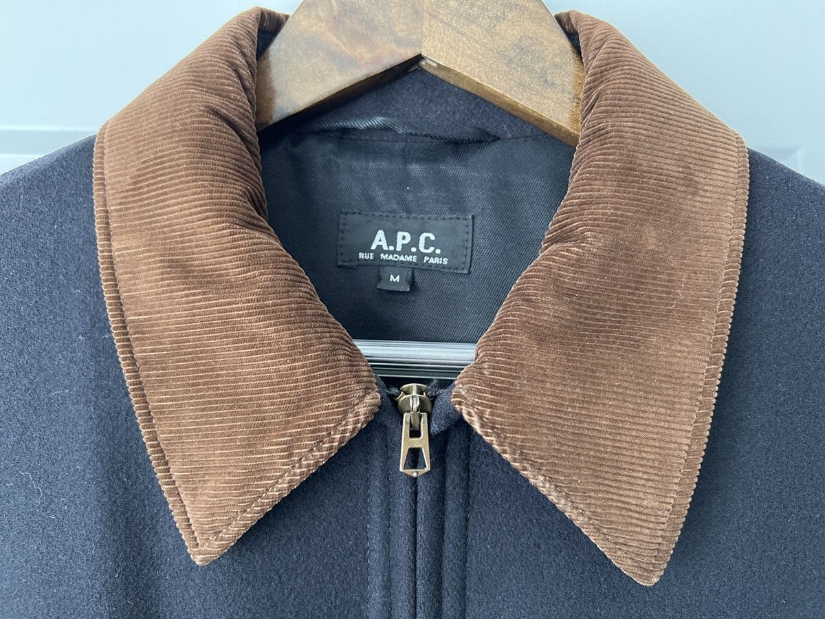 A.P.C. APC Wool Jacket Brown Corduroy Collar Size US M / EU 48-50 / 2 - 2 Thumbnail