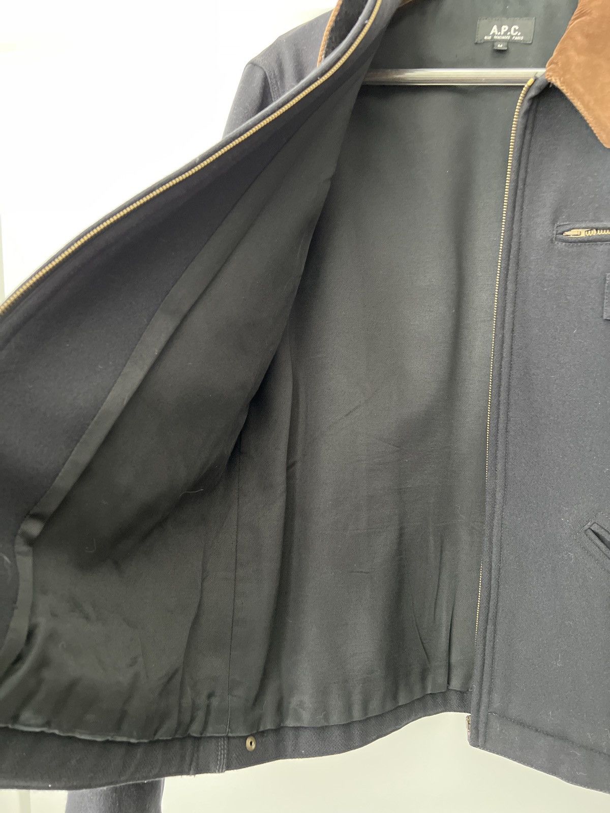 A.P.C. APC Wool Jacket Brown Corduroy Collar Size US M / EU 48-50 / 2 - 4 Thumbnail