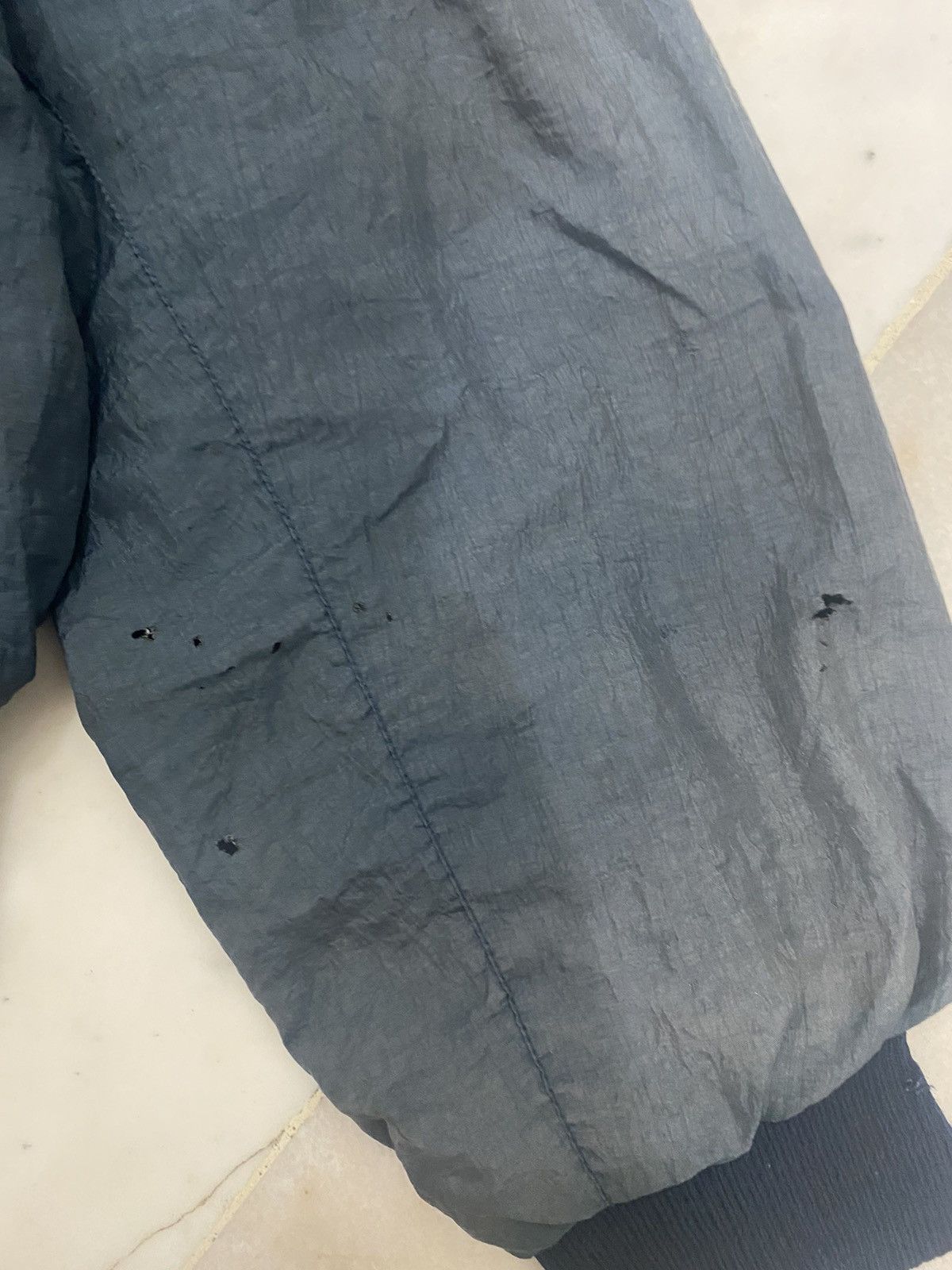Japanese Brand Vintage Distress Bomber Jacket Trashed Size US M / EU 48-50 / 2 - 8 Thumbnail