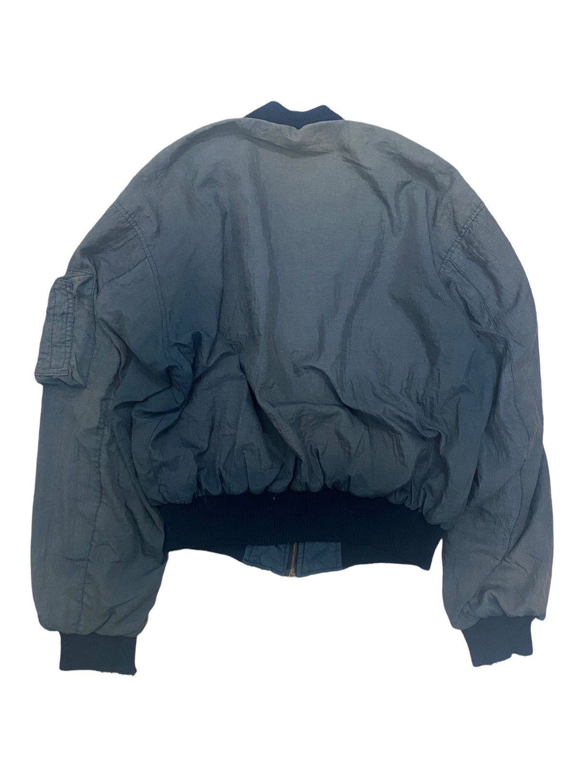 Japanese Brand Vintage Distress Bomber Jacket Trashed Size US M / EU 48-50 / 2 - 11 Thumbnail