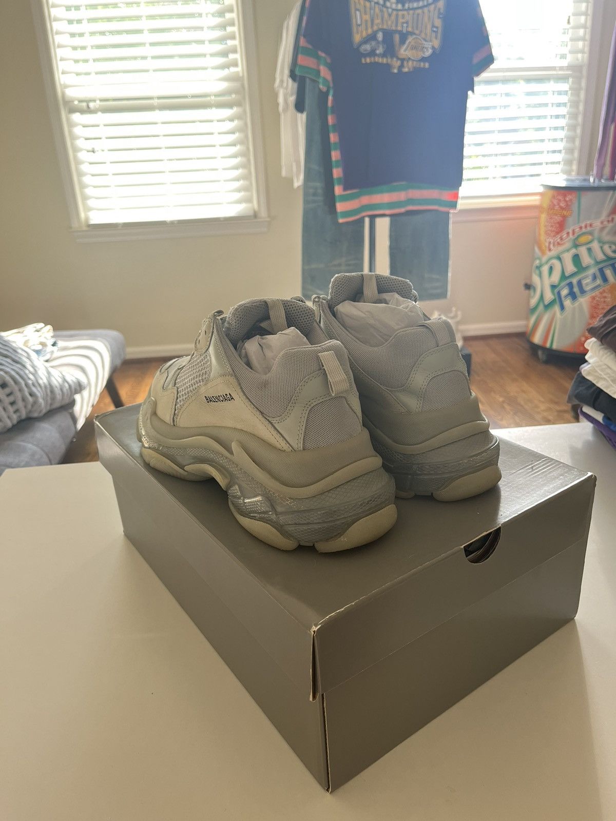 Balenciaga Balenciaga Triple S ‘Clear Sole Grey’ Sz 43 Size US 10 / EU 43 - 3 Thumbnail