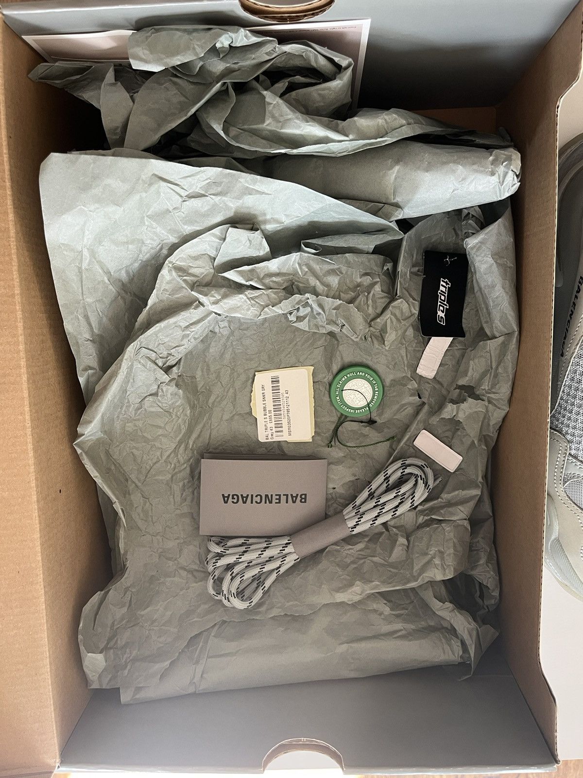 Balenciaga Balenciaga Triple S ‘Clear Sole Grey’ Sz 43 Size US 10 / EU 43 - 8 Thumbnail