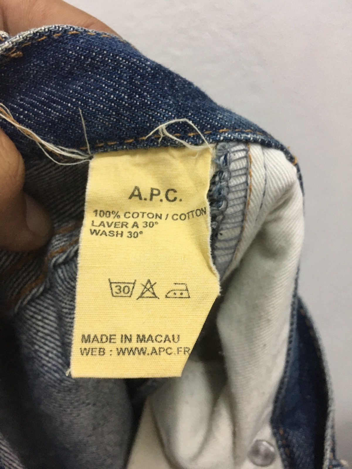 APC JEANS BLUE
