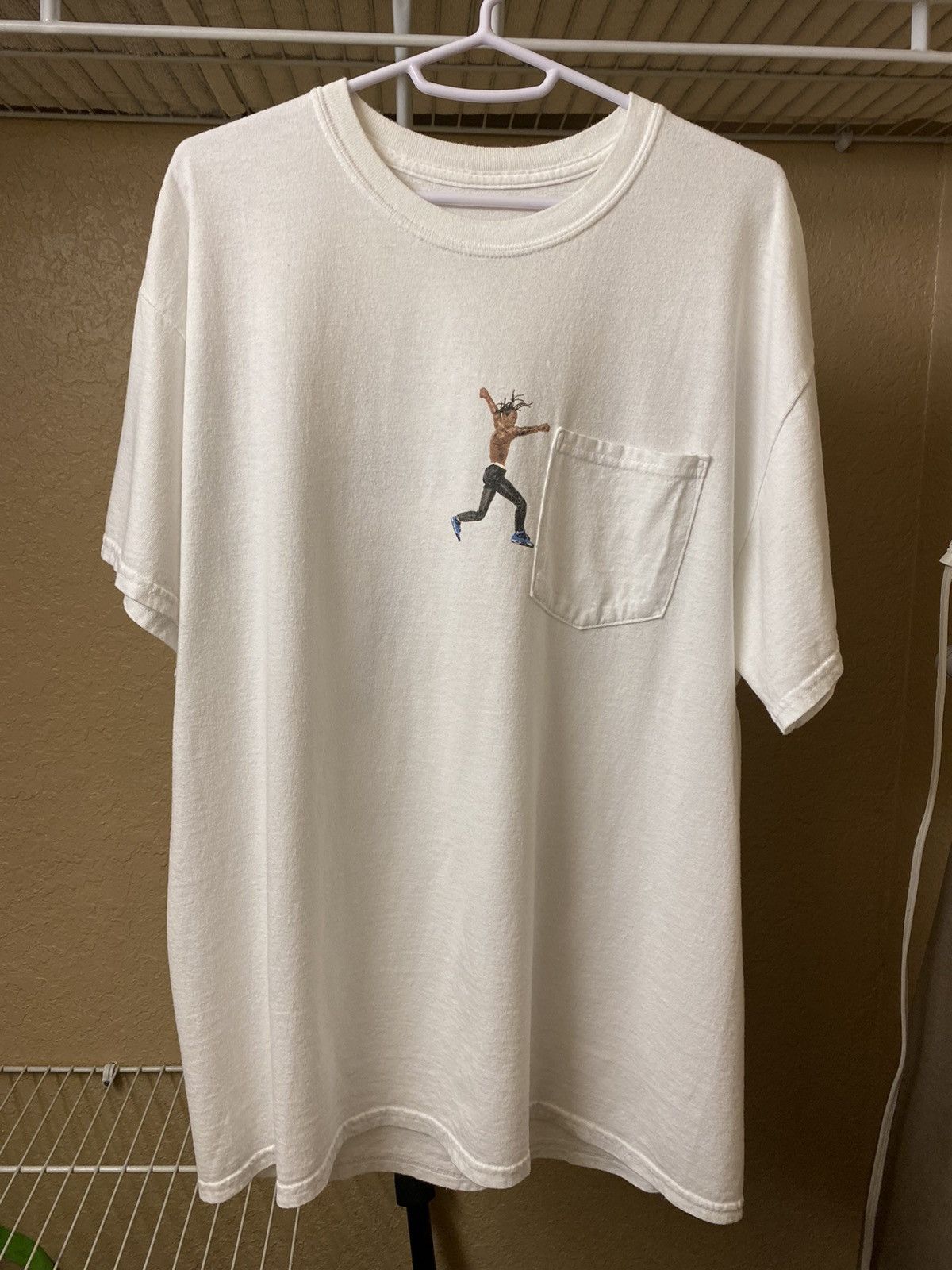 travis scott x virgil abloh by a thread tee