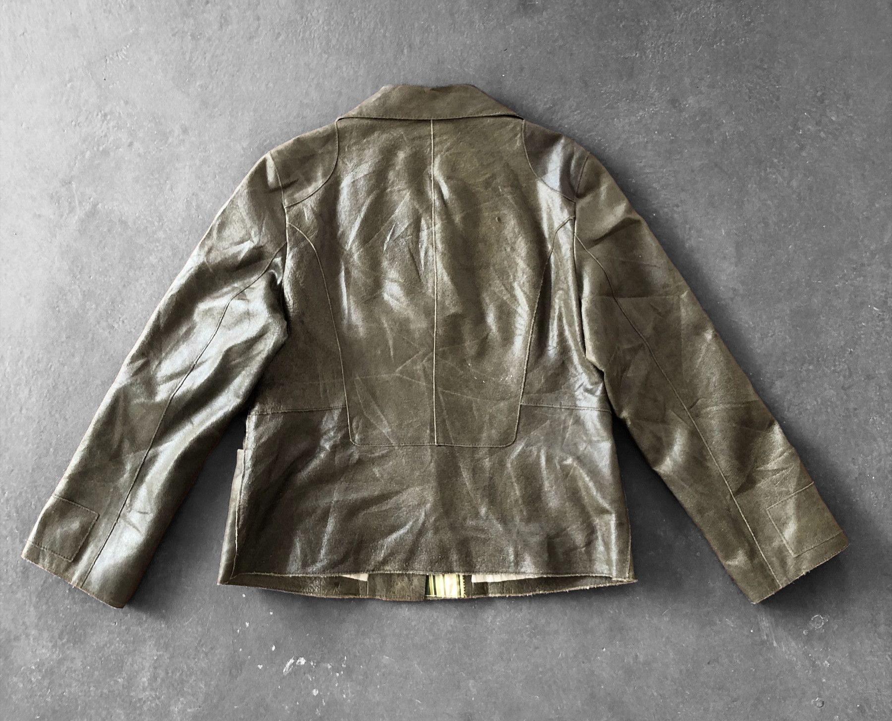 Japanese Brand VINTAGE GIANNI LO GIUDICE MILANO BUFFALO SKIN JACKET Size US S / EU 44-46 / 1 - 2 Thumbnail