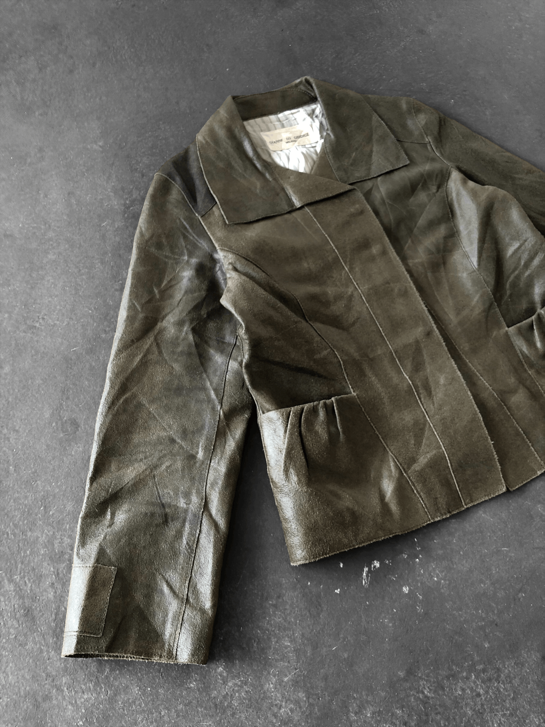 Japanese Brand VINTAGE GIANNI LO GIUDICE MILANO BUFFALO SKIN JACKET Size US S / EU 44-46 / 1 - 12 Thumbnail