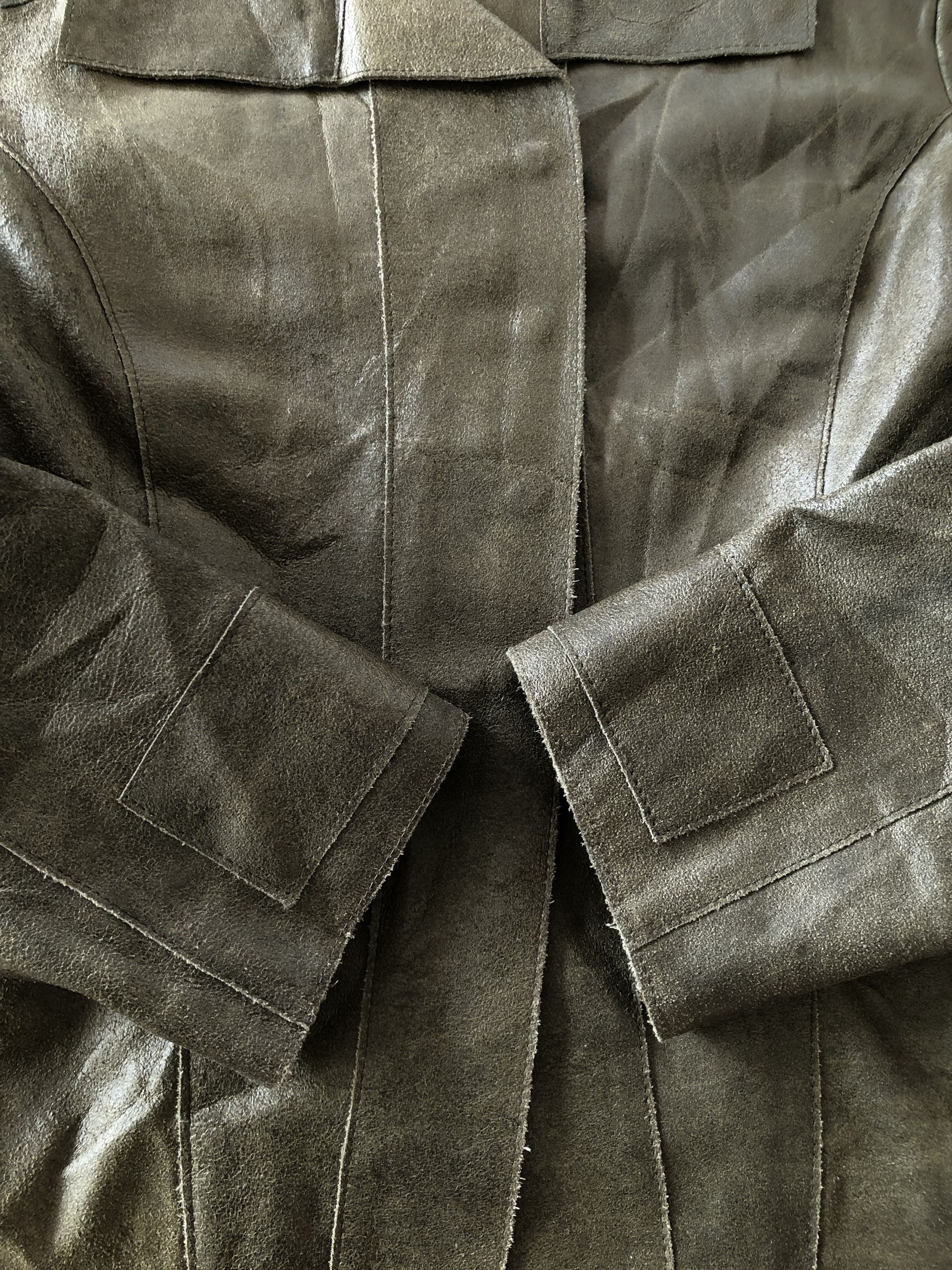 Japanese Brand VINTAGE GIANNI LO GIUDICE MILANO BUFFALO SKIN JACKET Size US S / EU 44-46 / 1 - 6 Thumbnail